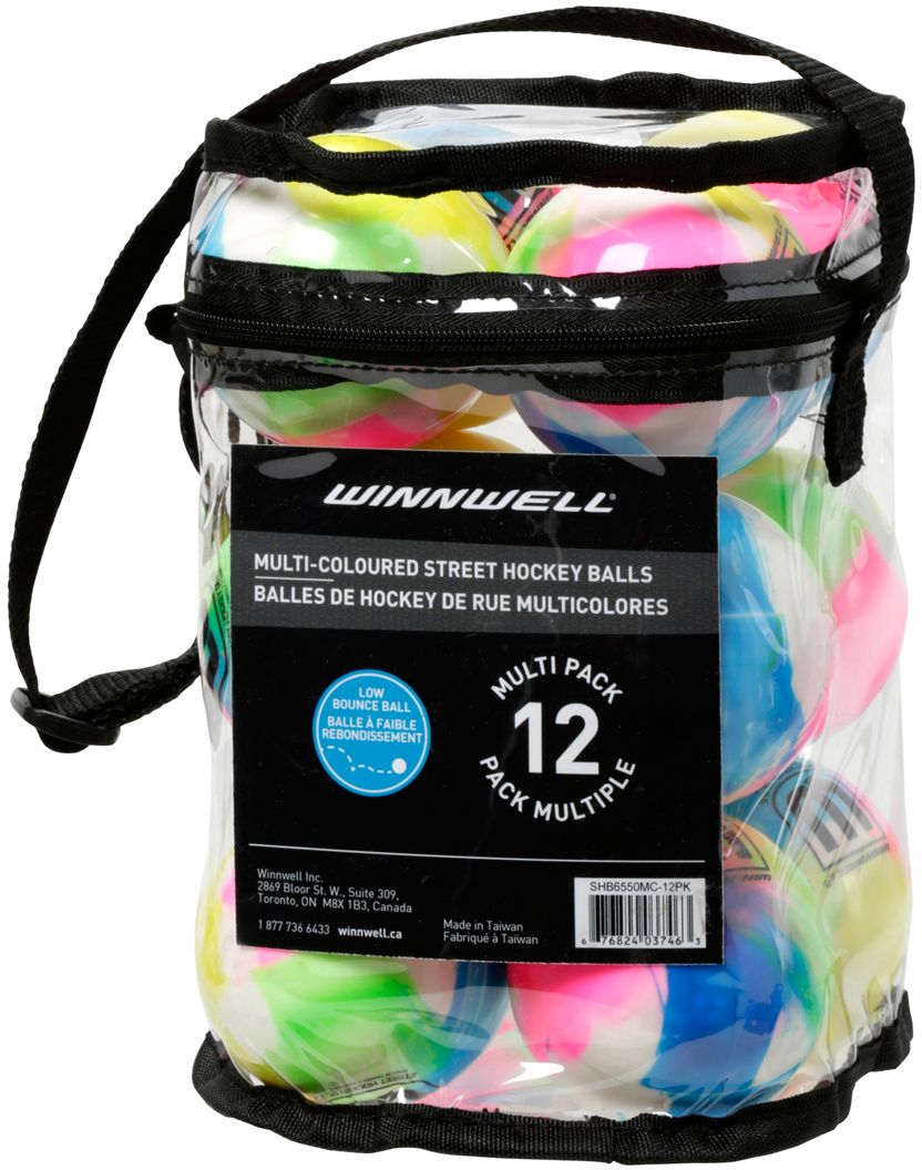 Winnwell Street Hockey Balls- 12 Pack