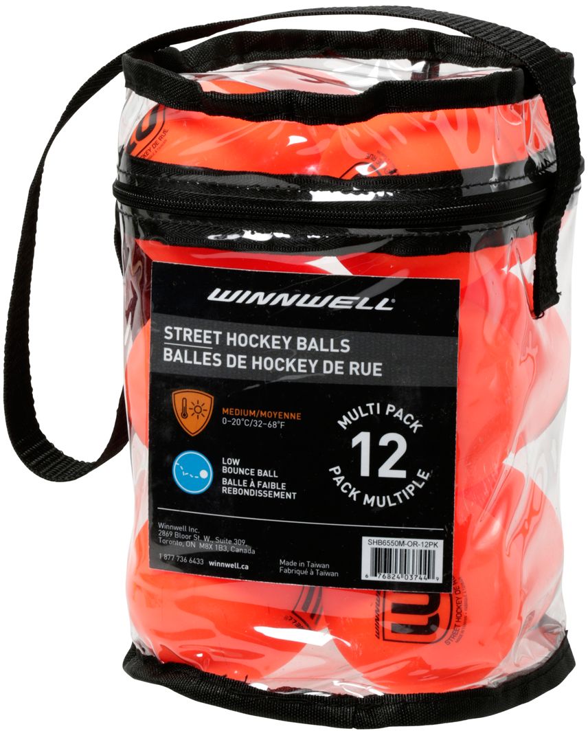 Winnwell Street Hockey Balls- 12 Pack