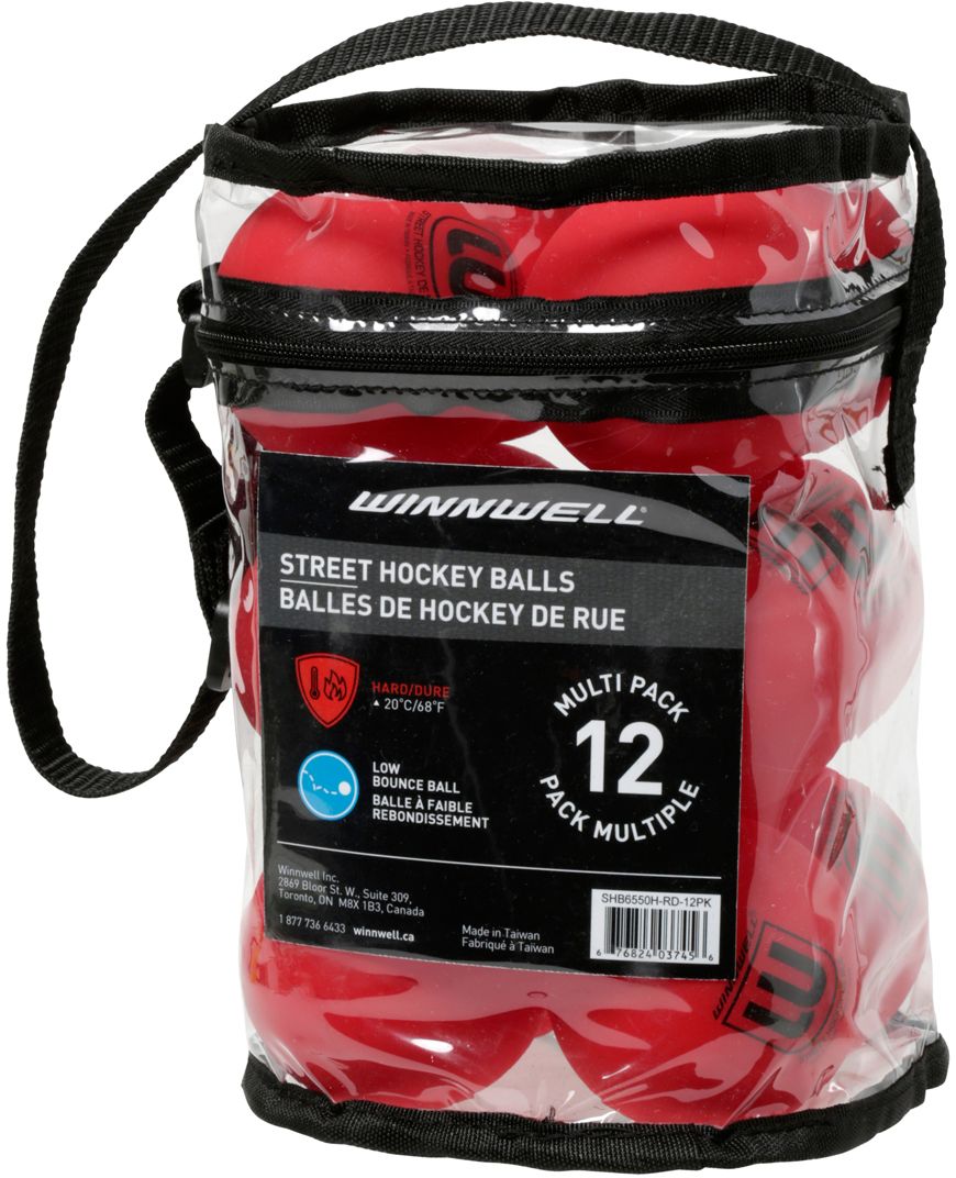 Winnwell Street Hockey Balls- 12 Pack