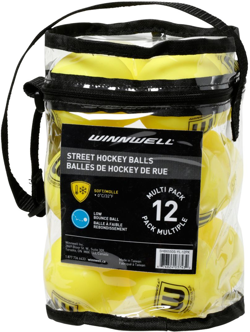 Winnwell Street Hockey Balls- 12 Pack