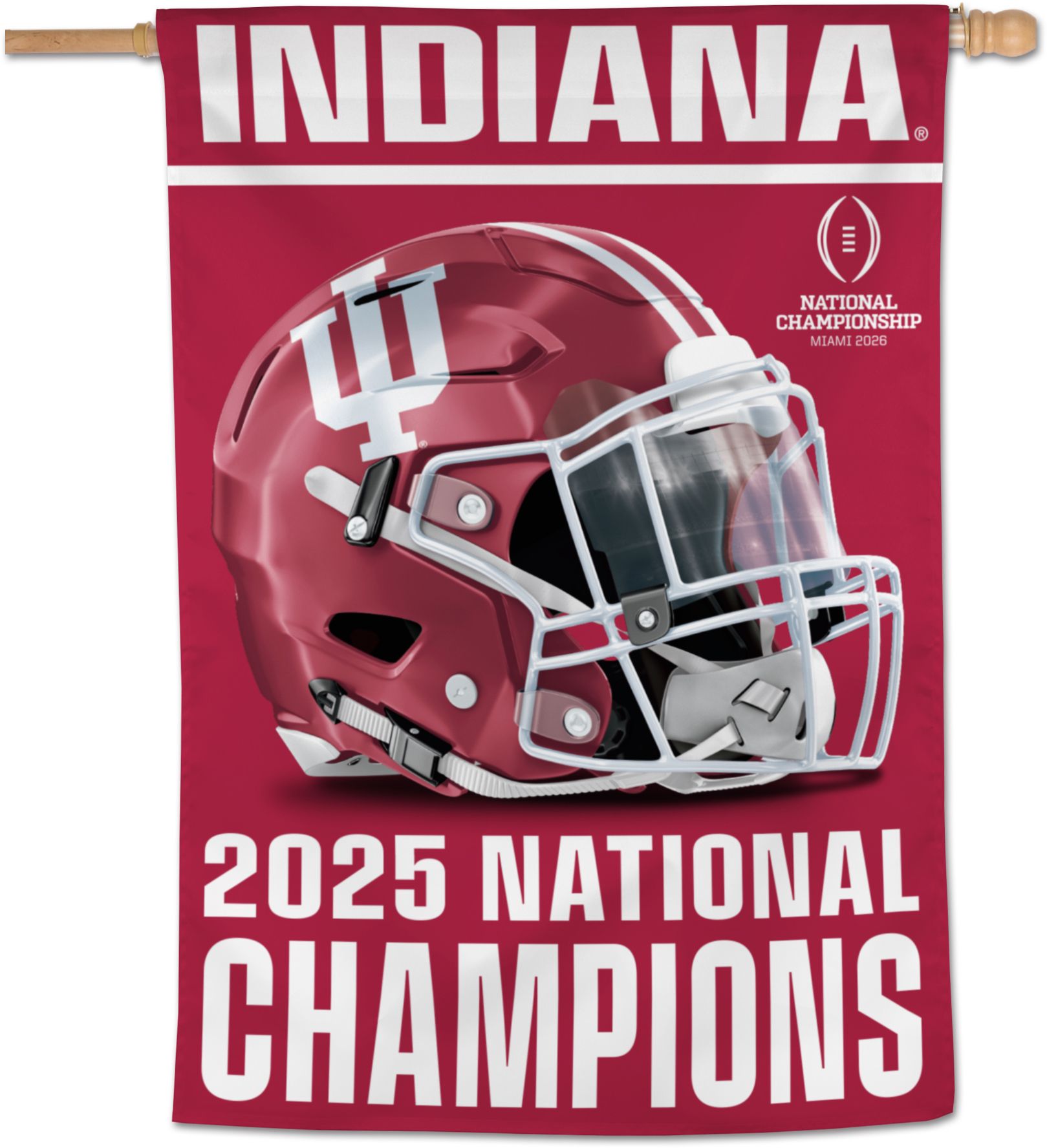 WinCraft Indiana Hoosiers  2025-26 CFP National Champions Banner