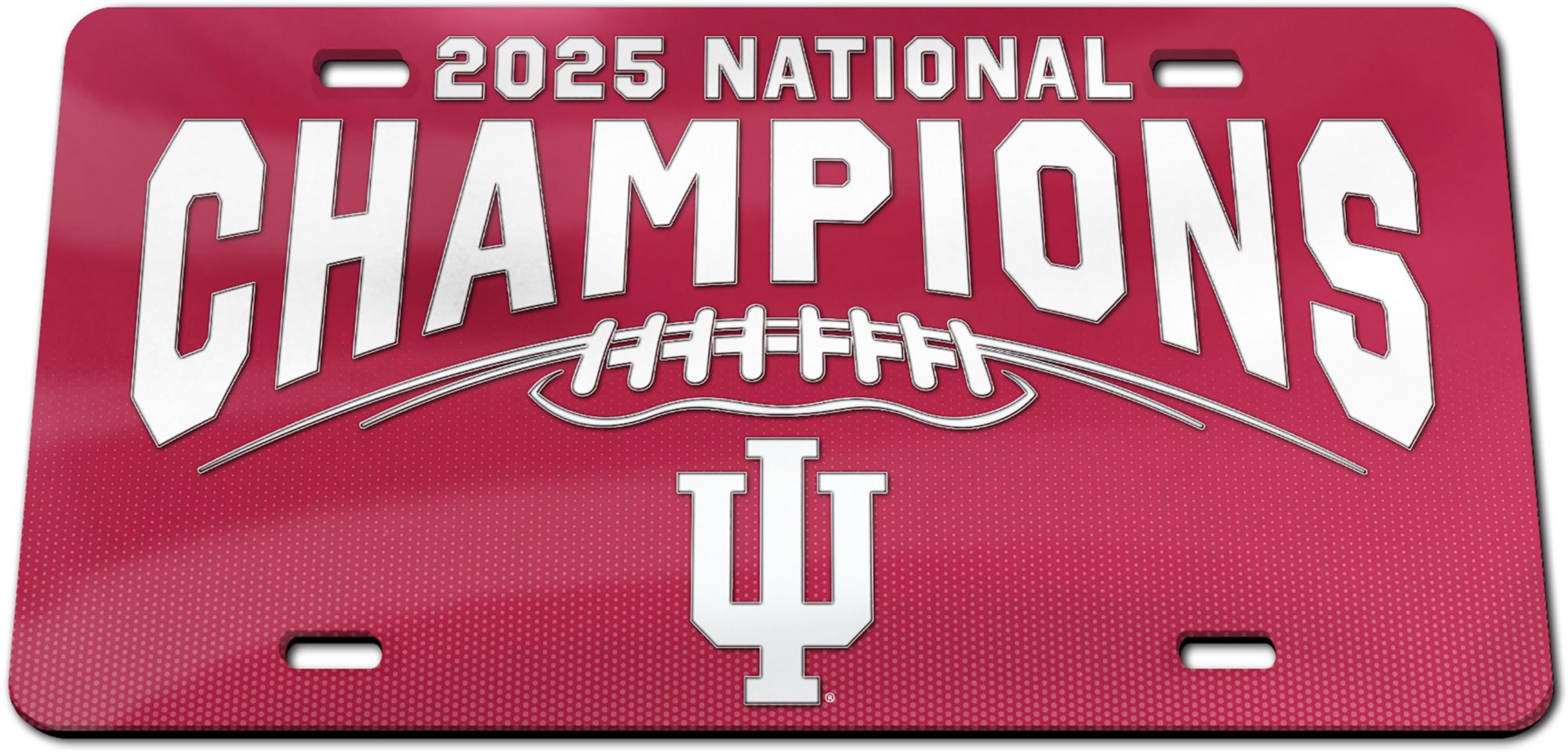 WinCraft Indiana Hoosiers 2025-26 CFP National Champions License Plate