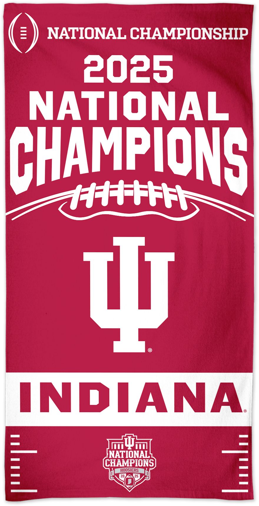 WinCraft Indiana Hoosiers  2025-26 CFP National Champions Beach Towel