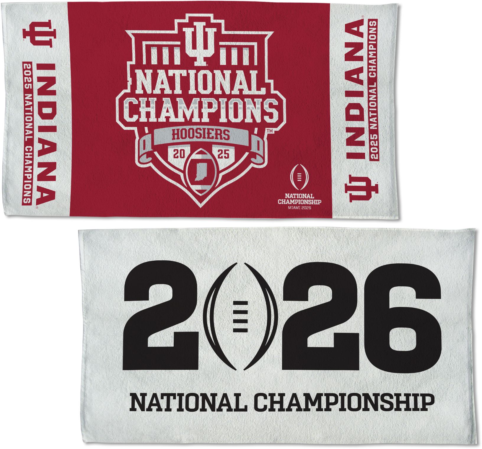 WinCraft Indiana Hoosiers 2025-26 CFP National Champions Locker Room Towel