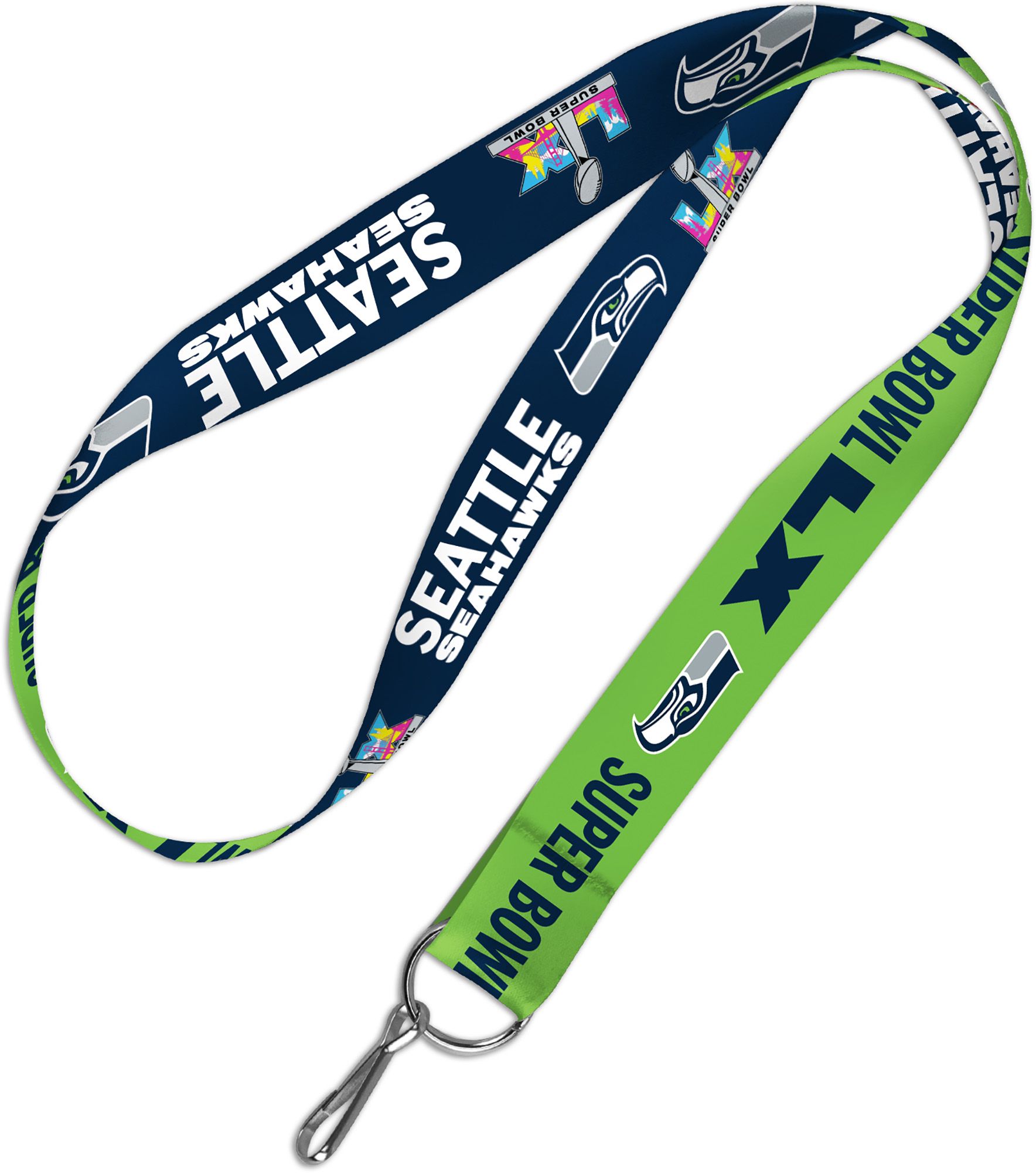 WinCraft 2025-26 NFC Champions Seattle Seahawks Logo Lanyard