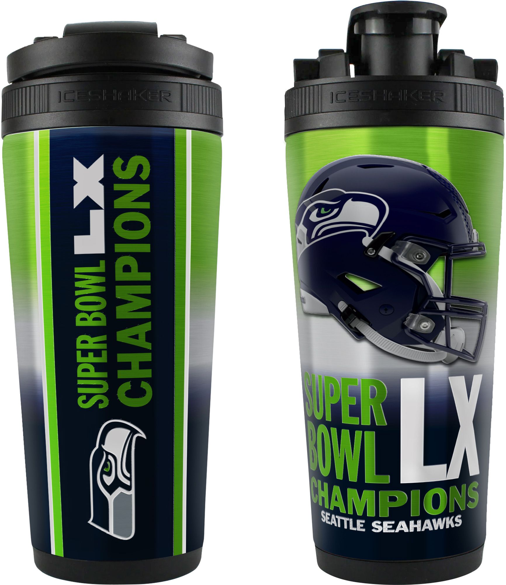 WinCraft 2025-26 Super Bowl LX Champions Seattle Seahawks 26oz. Ice Shaker