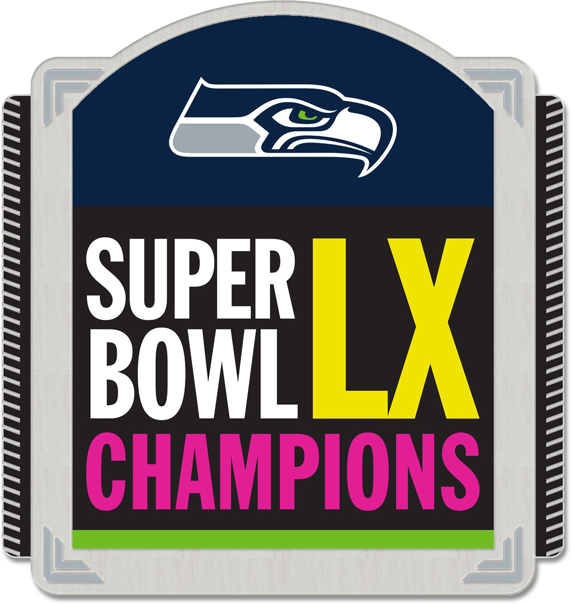 WinCraft 2025-26 Super Bowl LX Champions Seattle Seahawks Collector's Pin