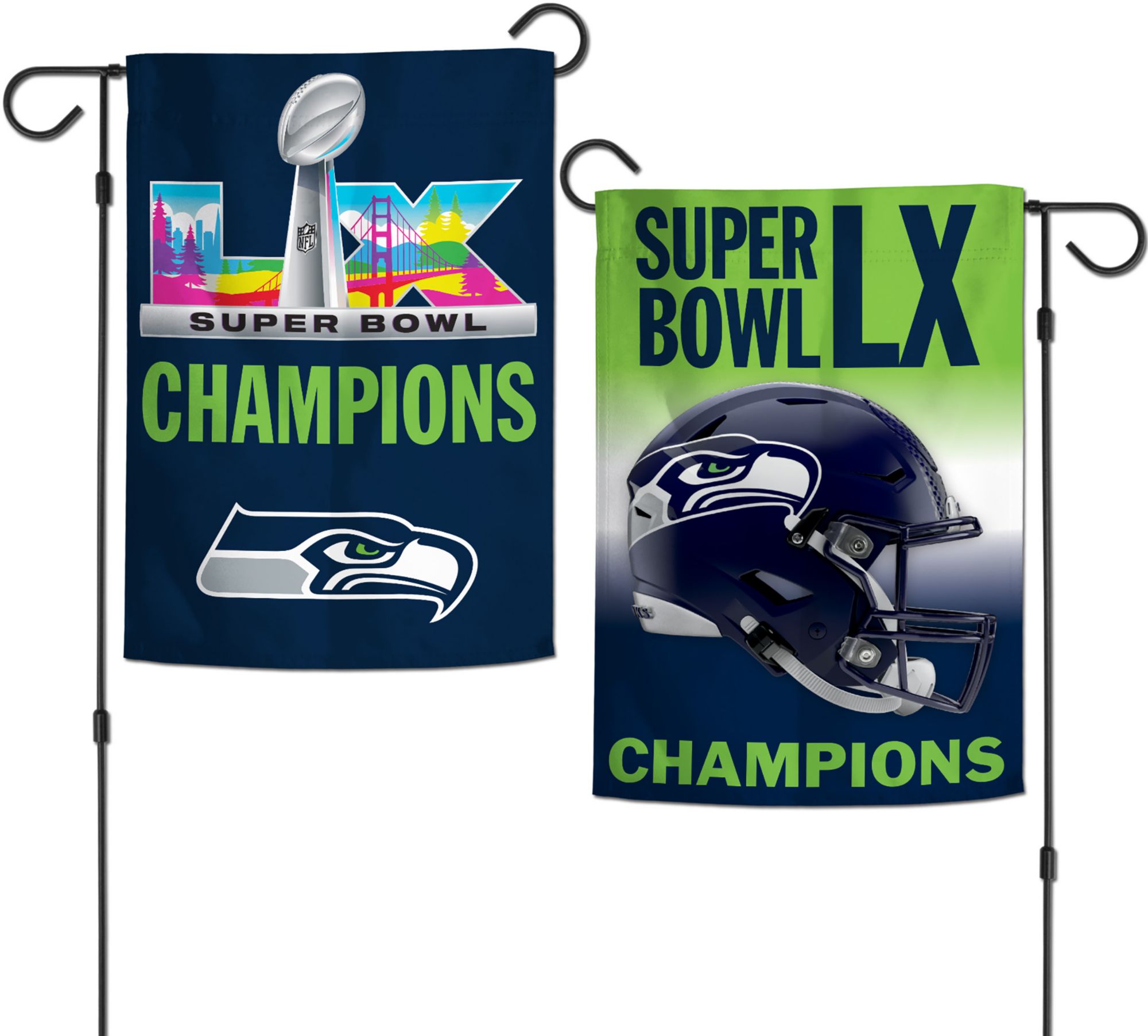 WinCraft 2025-26 Super Bowl LX Champions Seattle Seahawks Garden Flag