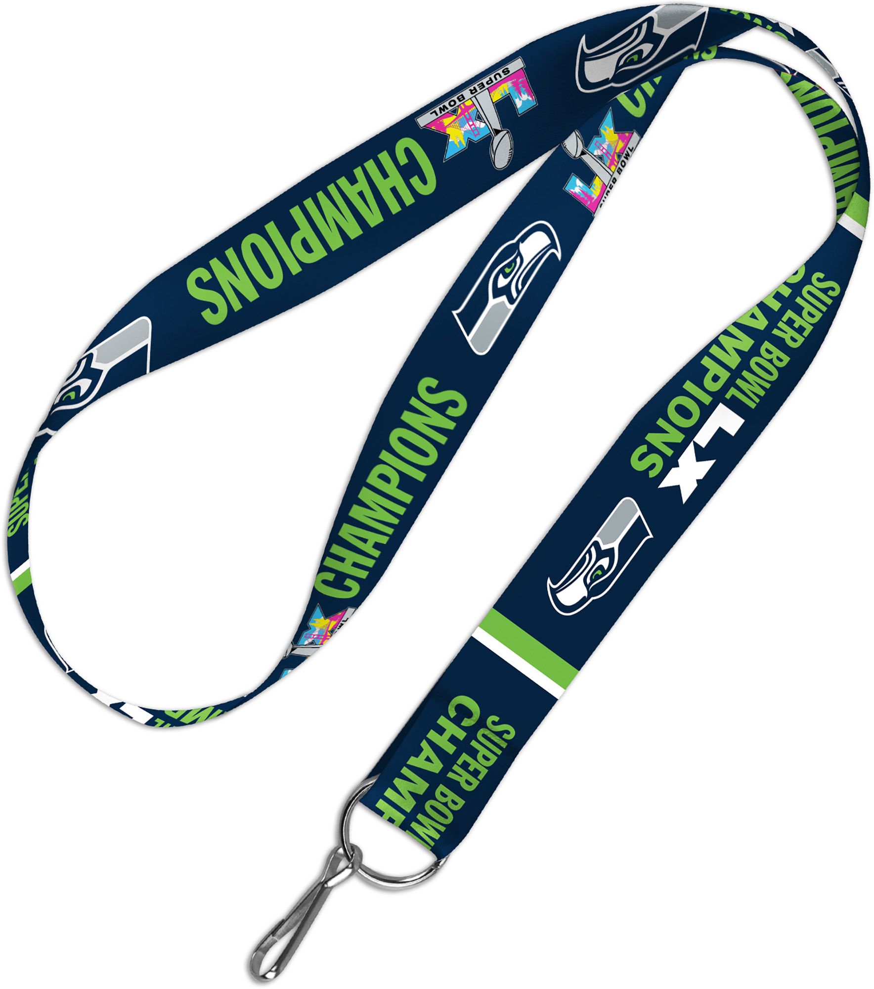 WinCraft 2025-26 Super Bowl LX Champions Seattle Seahawks Team Lanyard