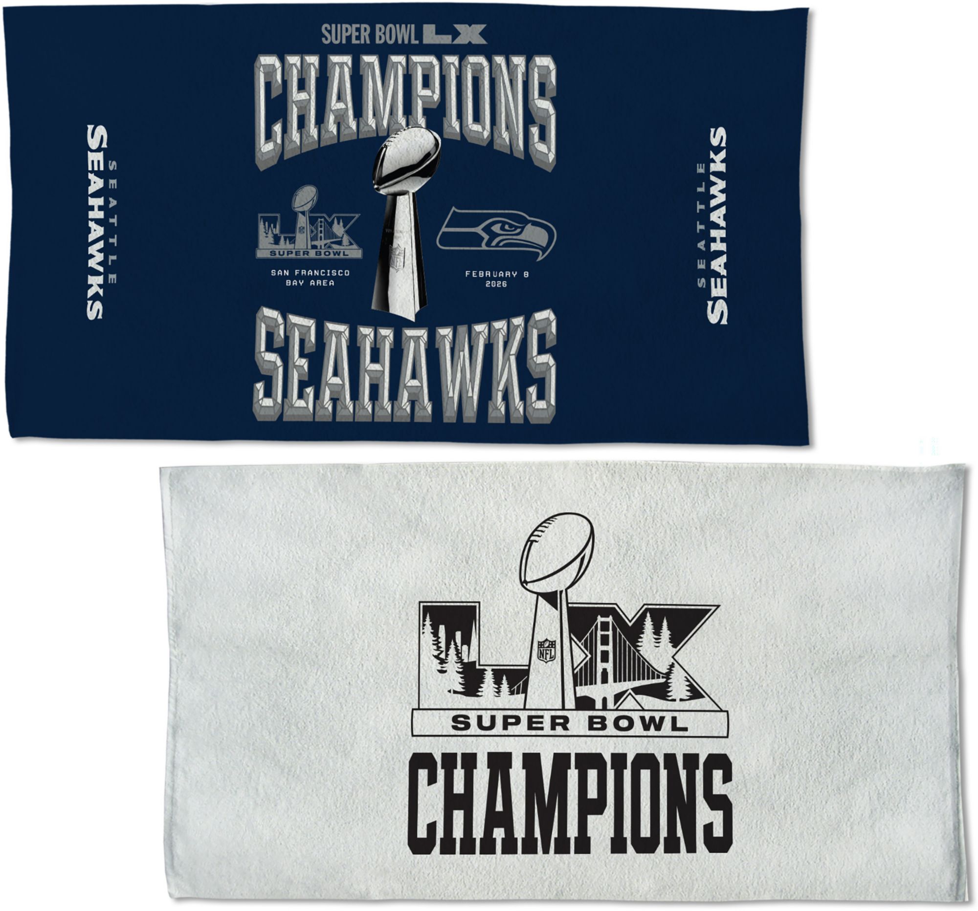 WinCraft 2025-26 Super Bowl LX Champions Seattle Seahawks Locker Room Towel