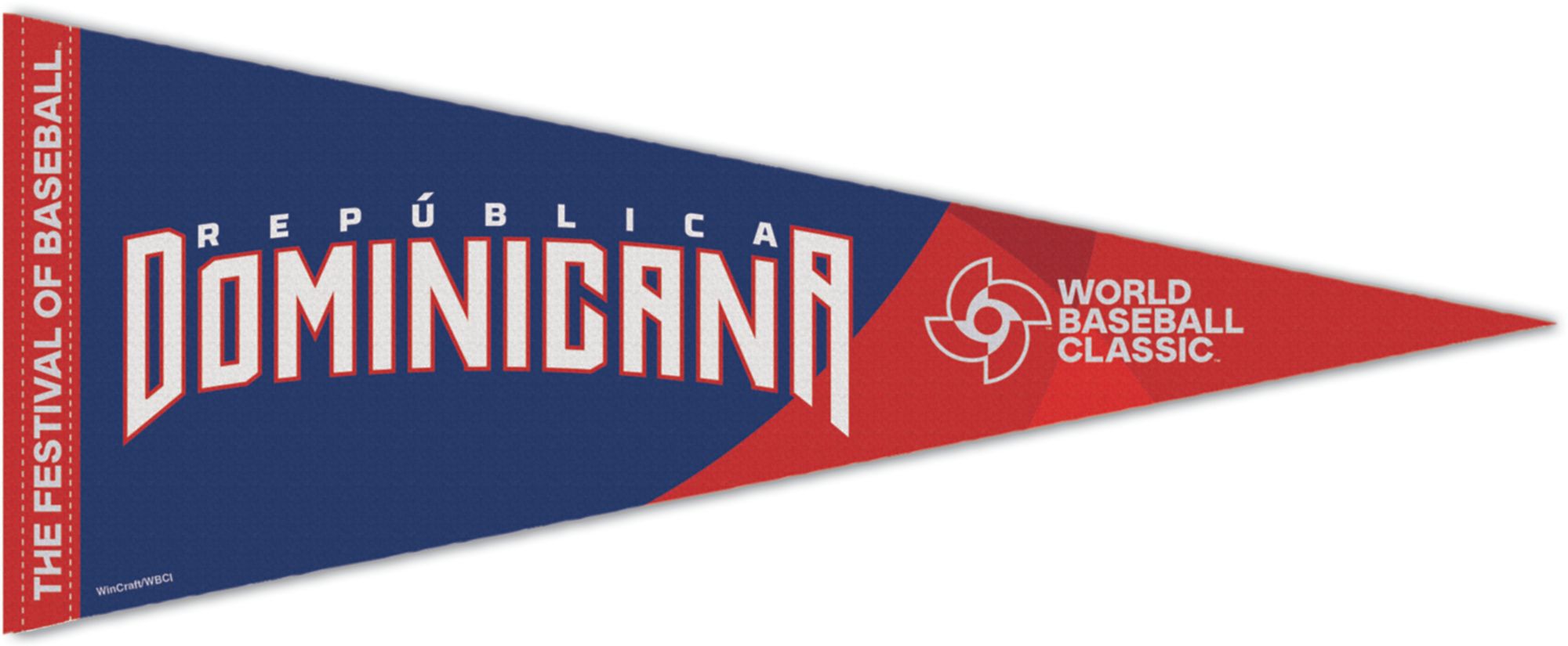 WinCraft World Baseball Classic 2026 Dominican Republic Pennant