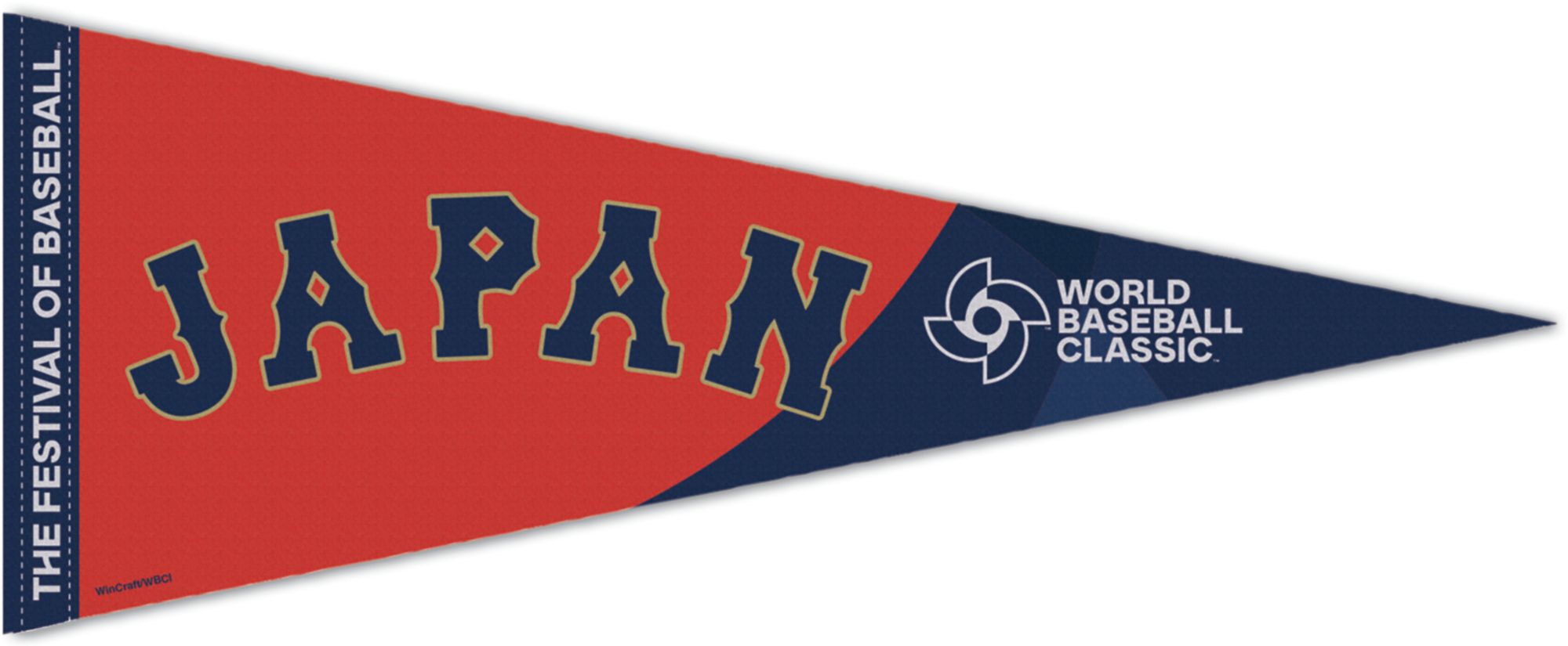 WinCraft World Baseball Classic 2026 Japan Pennant