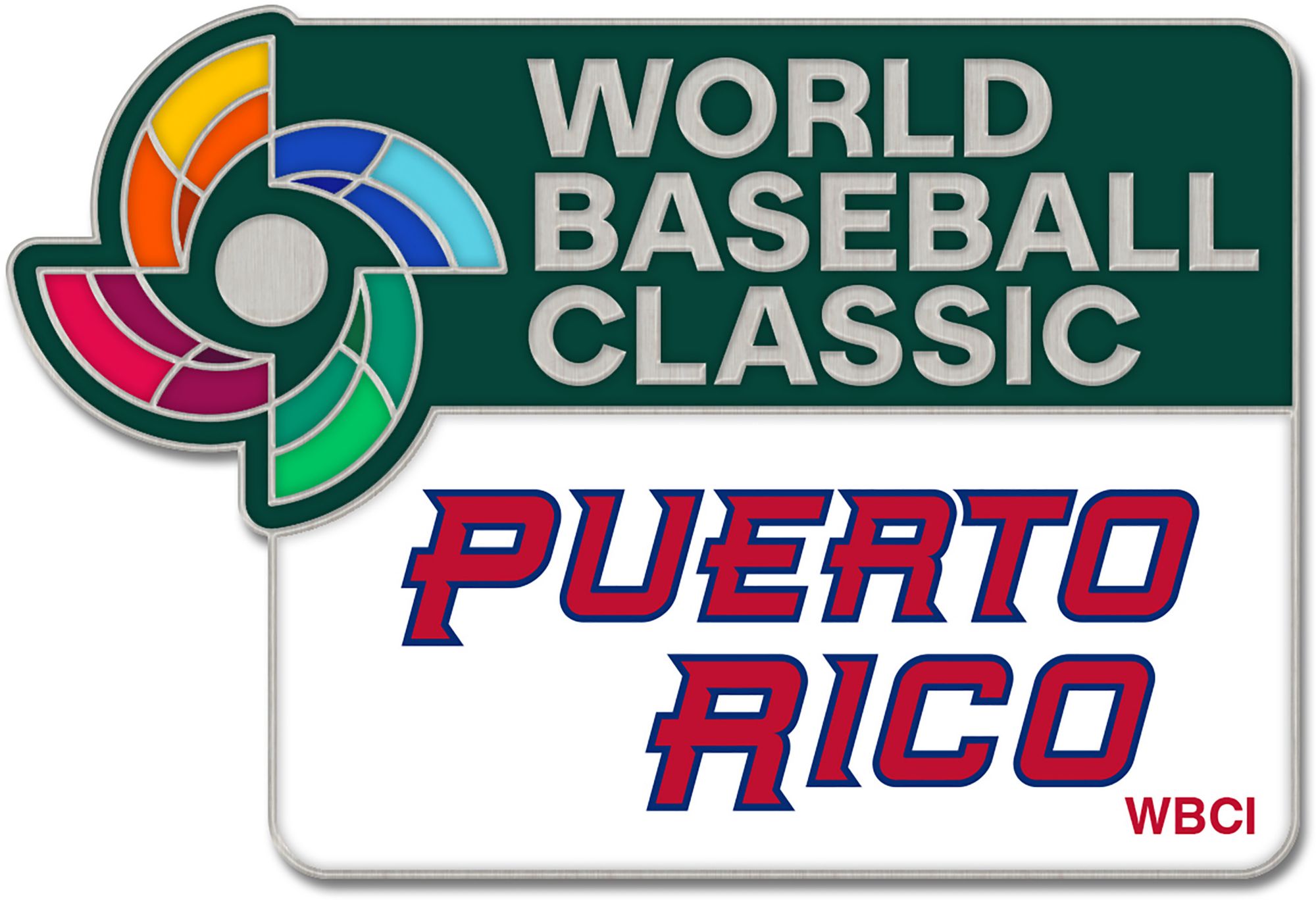 WinCraft World Baseball Classic 2026 Puerto Rico Collector Pin
