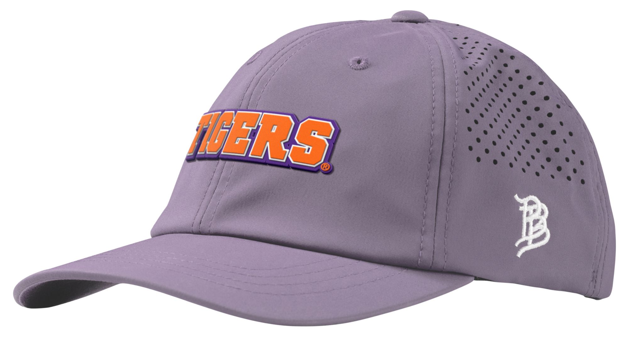 Branded Bills Adult Clemson Tigers Purple Performance Adjustable Dad Hat