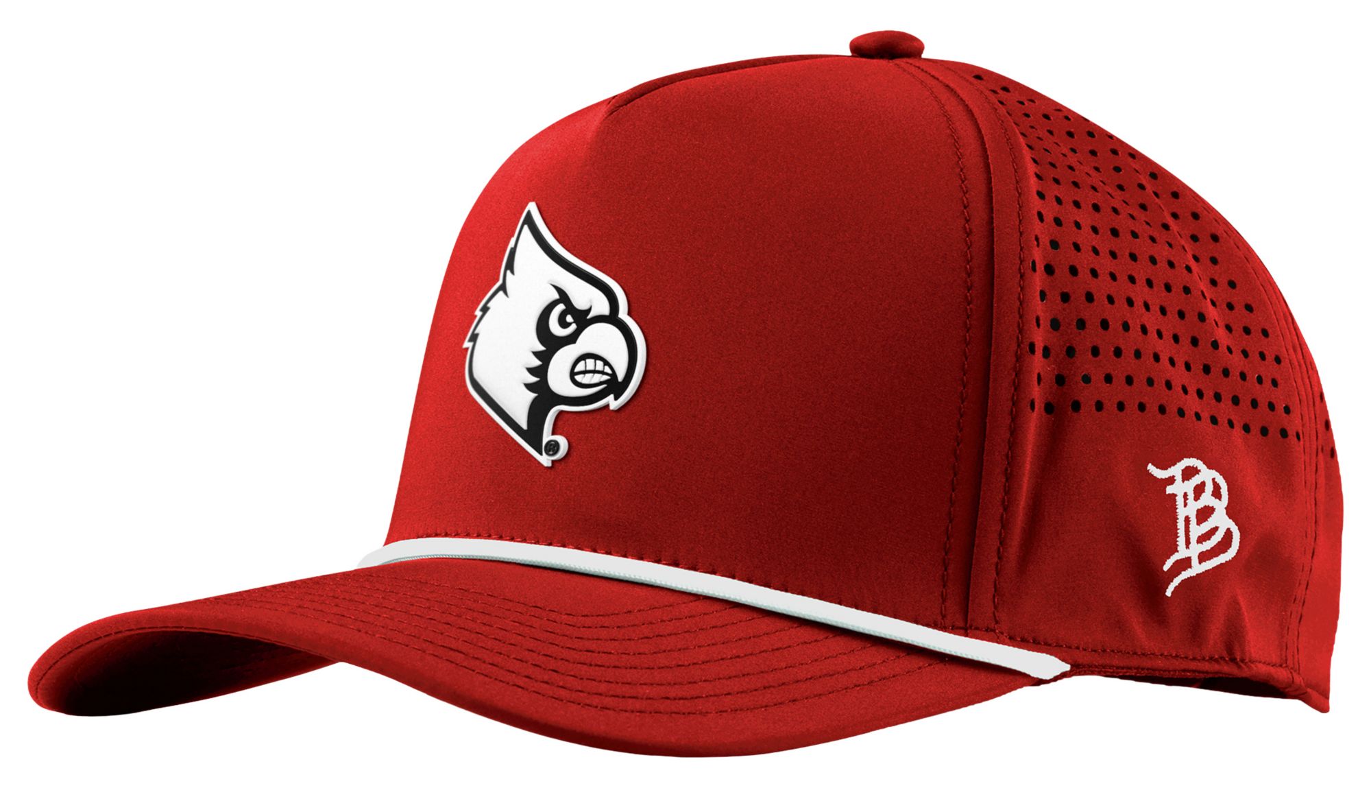 Branded Bills Adult Louisville Cardinals Red Five Panel Rope Adjustable Snapback Hat