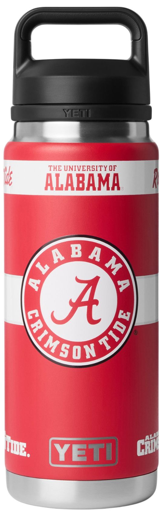 YETI Alabama Crimson Tide Fandom 26 oz. Rambler Bottle with Chug Cap