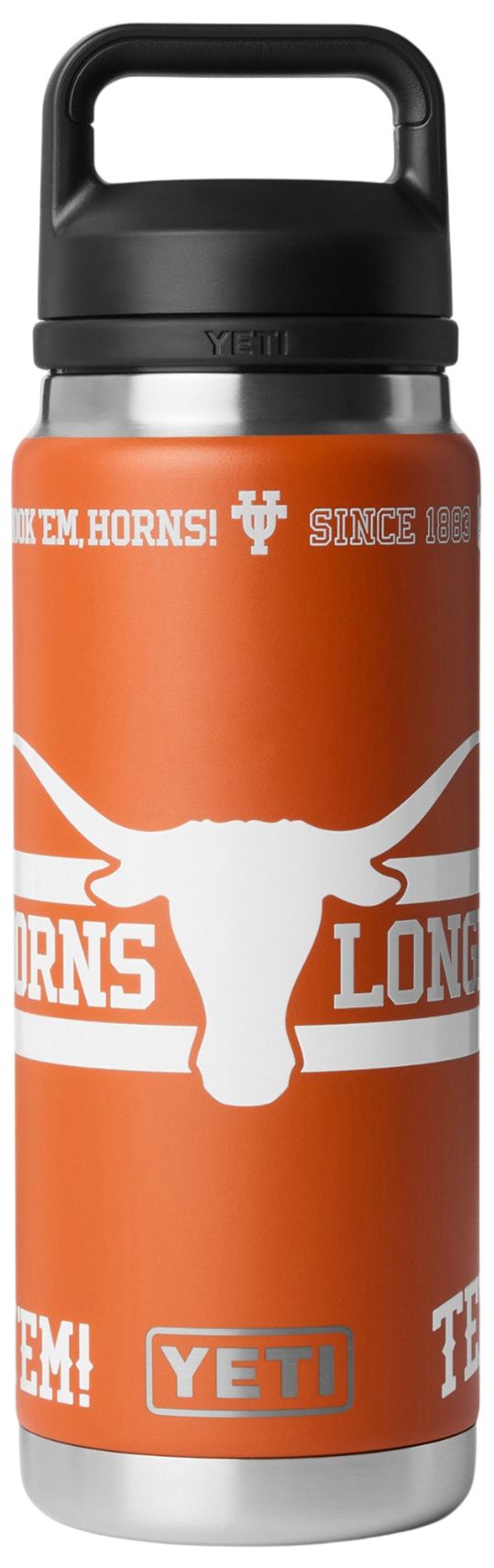 YETI Texas Longhorns Fandom 26 oz. Rambler Bottle with Chug Cap