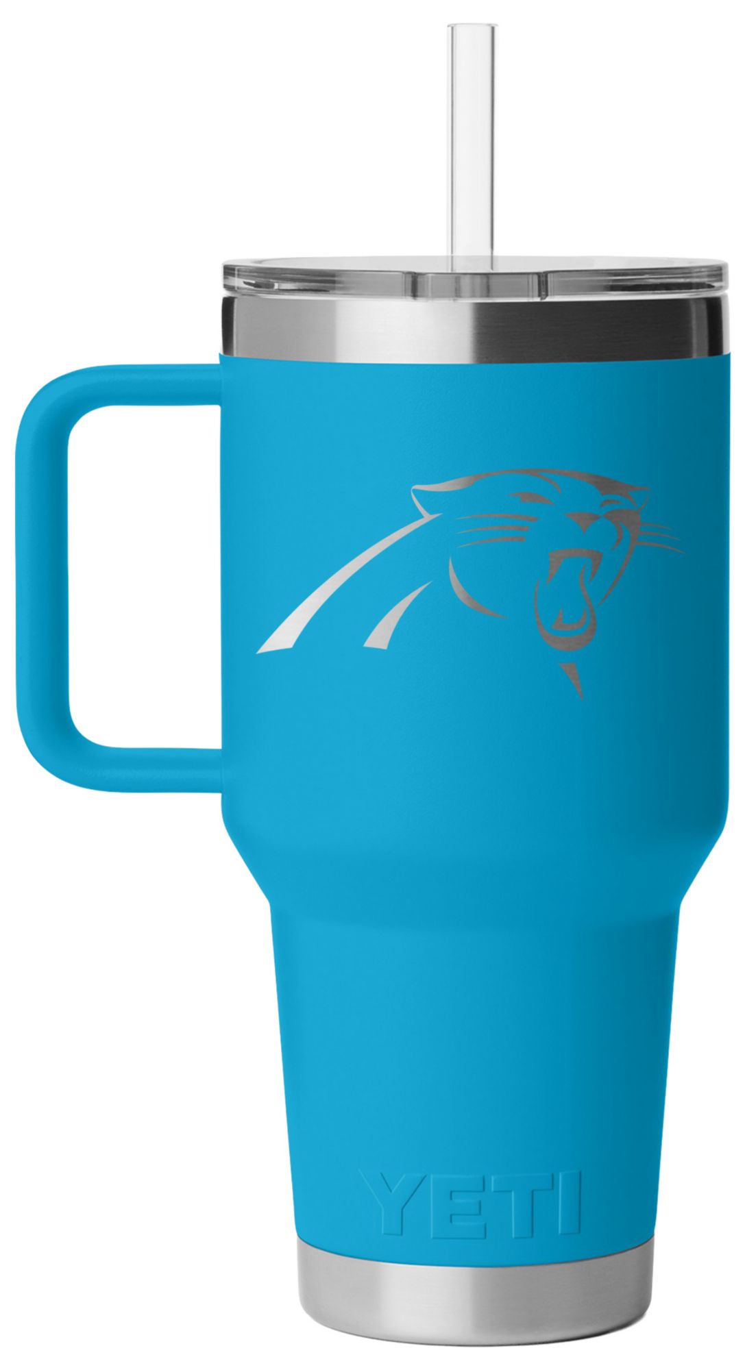 YETI Carolina Panthers 35 oz. Rambler Mug with Straw Lid