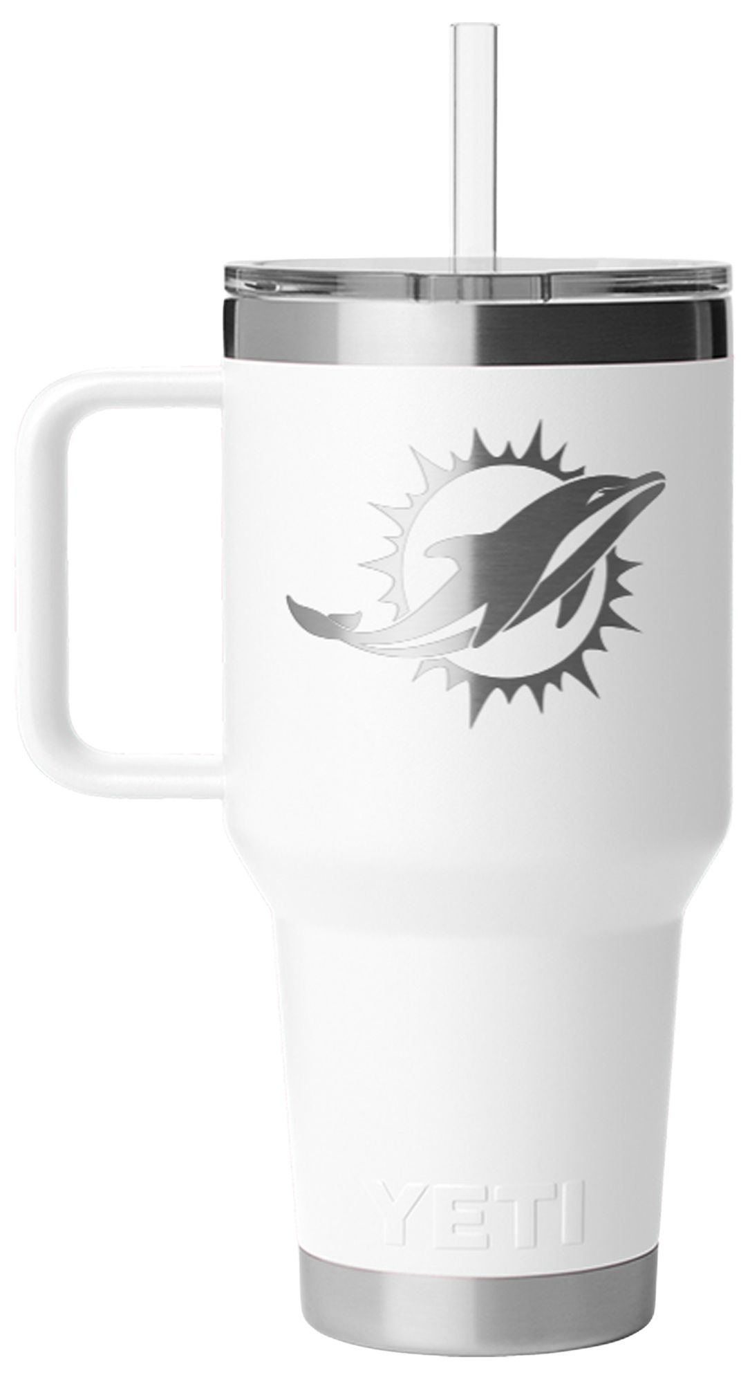 YETI Miami Dolphins 35 oz. Rambler Mug with Straw Lid