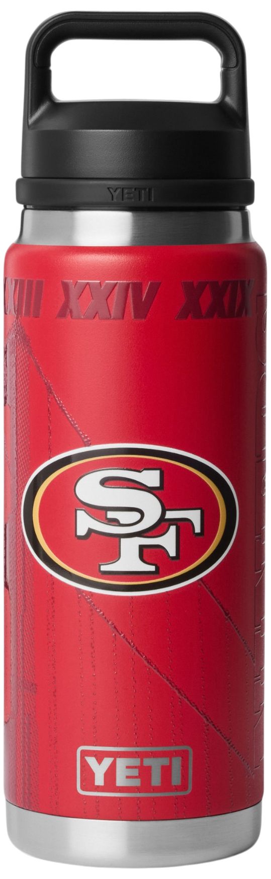 YETI San Francisco 49ers Fandom 26 oz. Rambler Bottle with Chug Cap