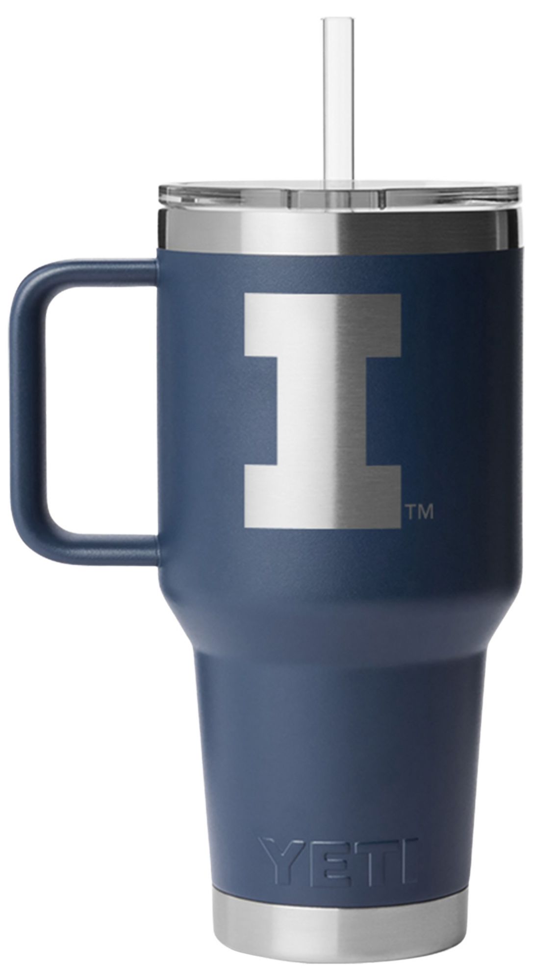 YETI Illinois Fighting Illini 35 oz. Rambler Mug with Straw Lid