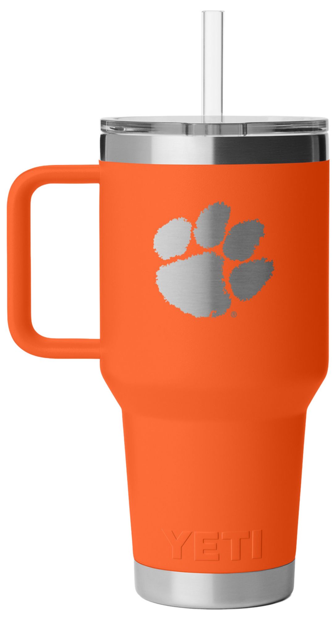 YETI Clemson Tigers 35 oz. Rambler Mug with Straw Lid