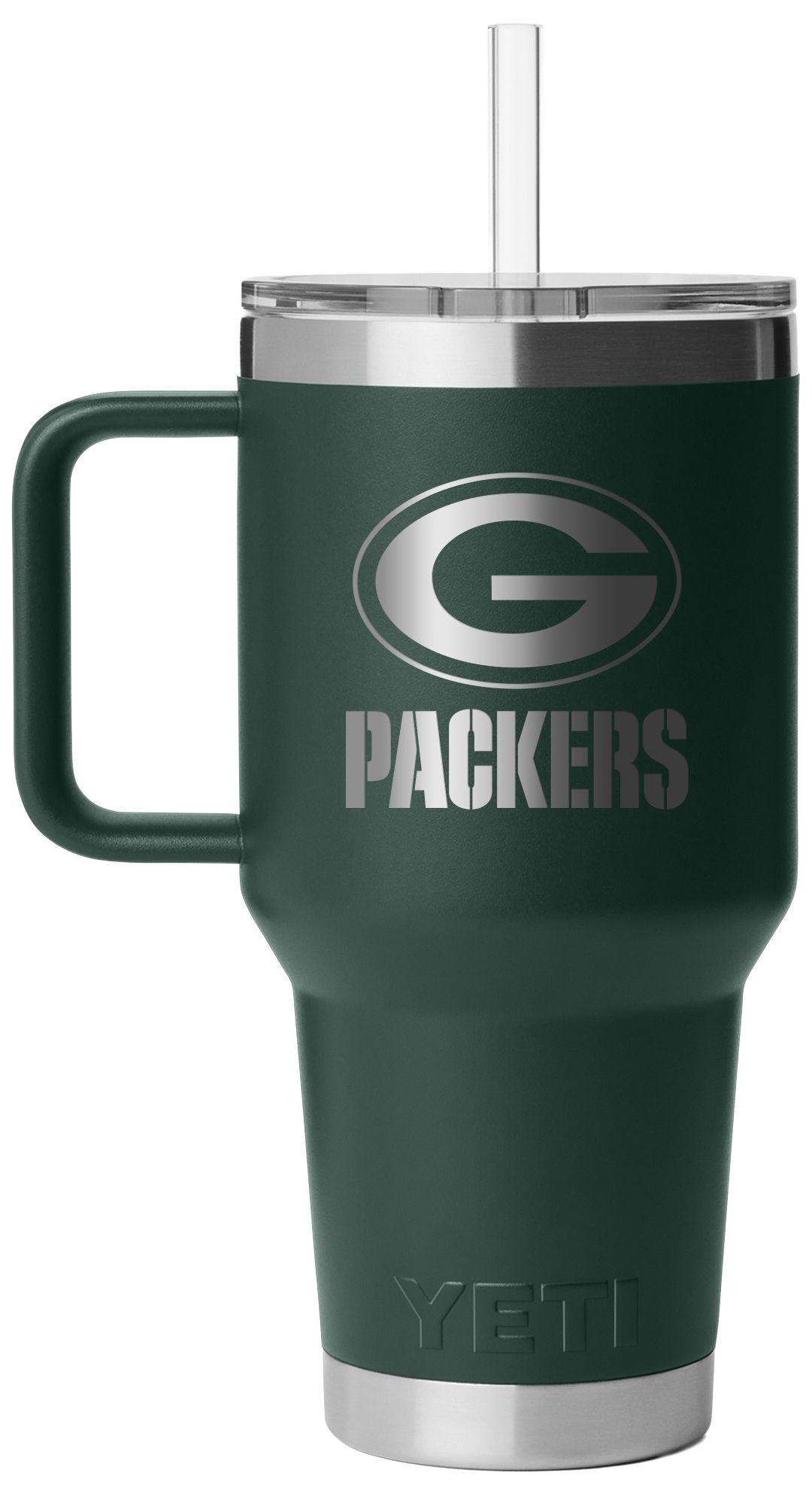 YETI Green Bay Packers 35 oz. Rambler Mug with Straw Lid