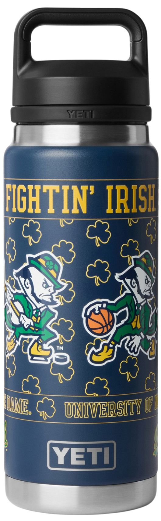 YETI Notre Dame Fighting Irish Fandom 26 oz. Rambler Bottle with Chug Cap