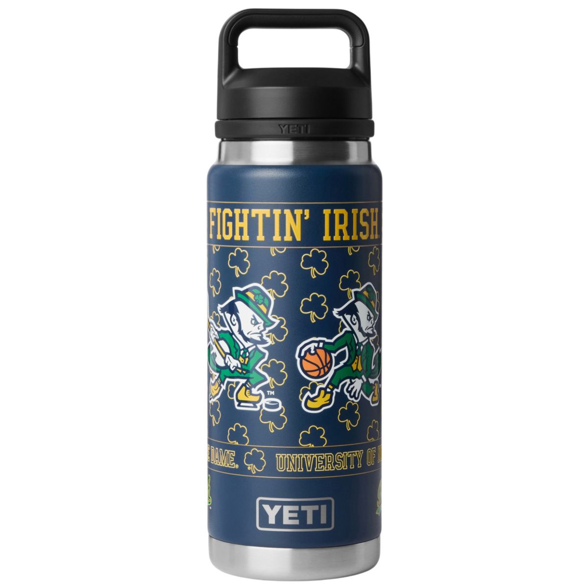 YETI Notre Dame Fighting Irish Fandom 26 oz. Rambler Bottle with Chug Cap