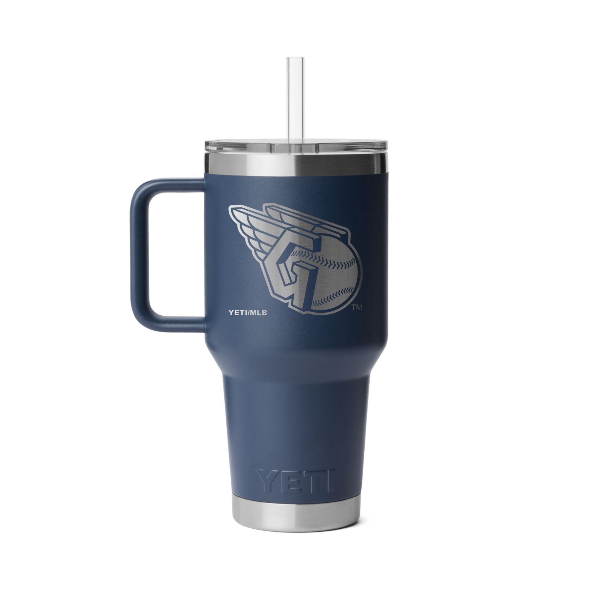 YETI Cleveland Guardians 35 oz. Rambler Mug with Straw Lid
