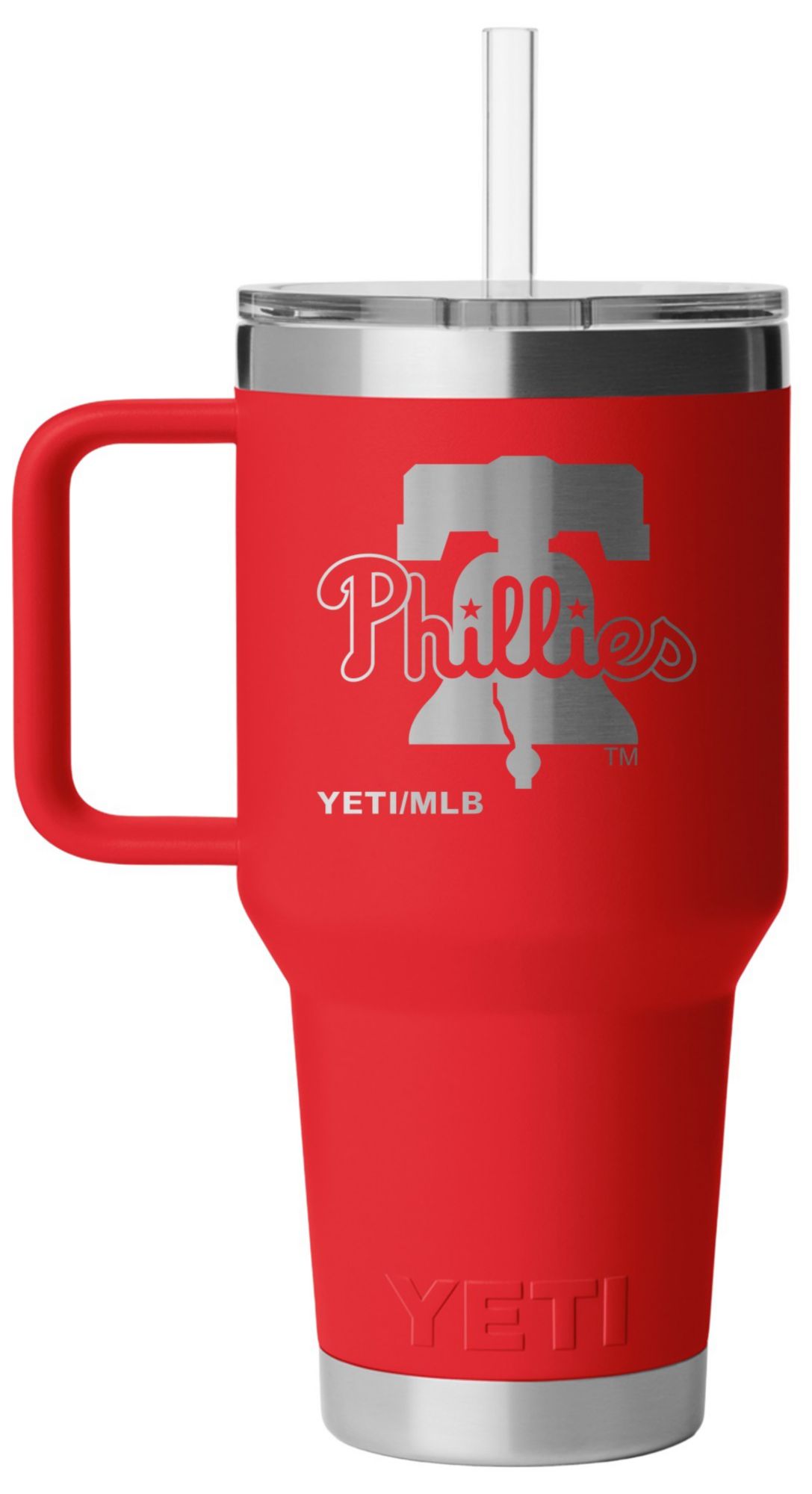 YETI Philadelphia Phillies 35 oz. Rambler Mug with Straw Lid
