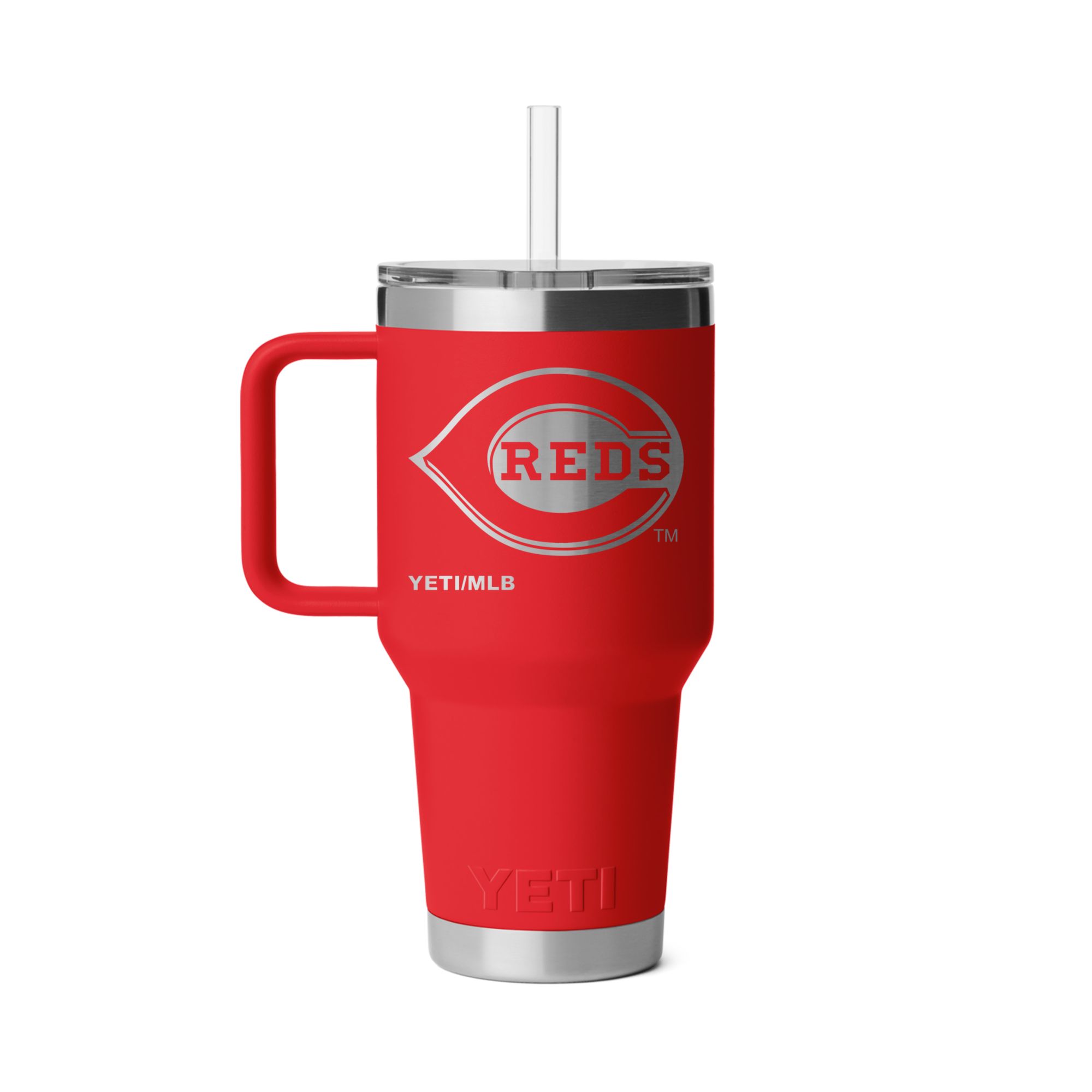 YETI Cincinnati Reds 35 oz. Rambler Mug with Straw Lid