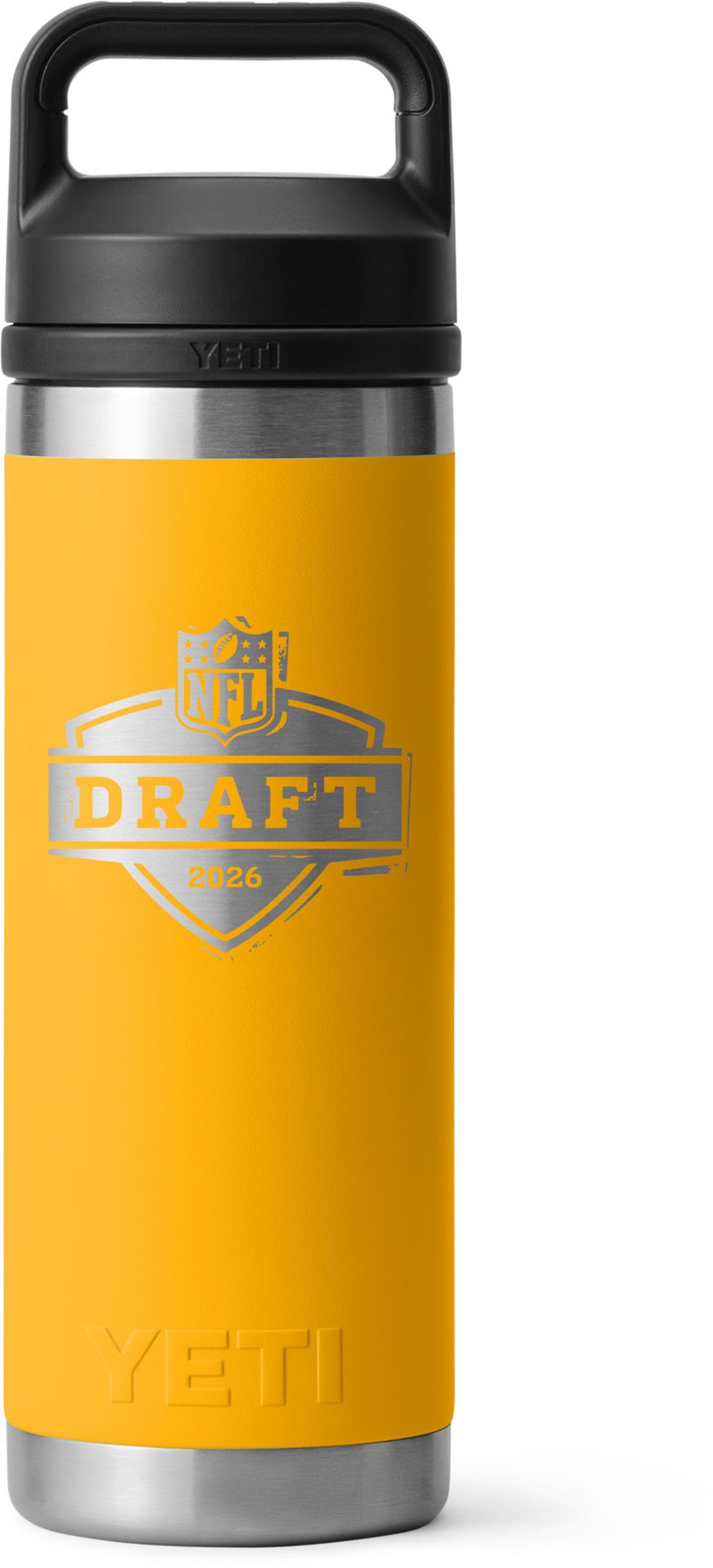YETI 2026 NFL Draft 18 oz. Rambler Yellow Bottle with Chug Cap