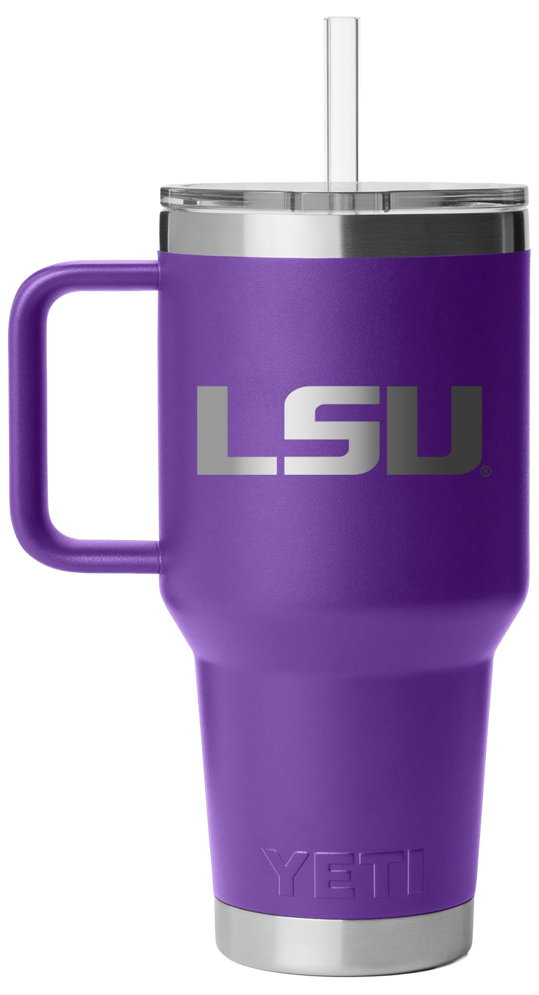 YETI LSU Tigers 35 oz. Rambler Mug with Straw Lid