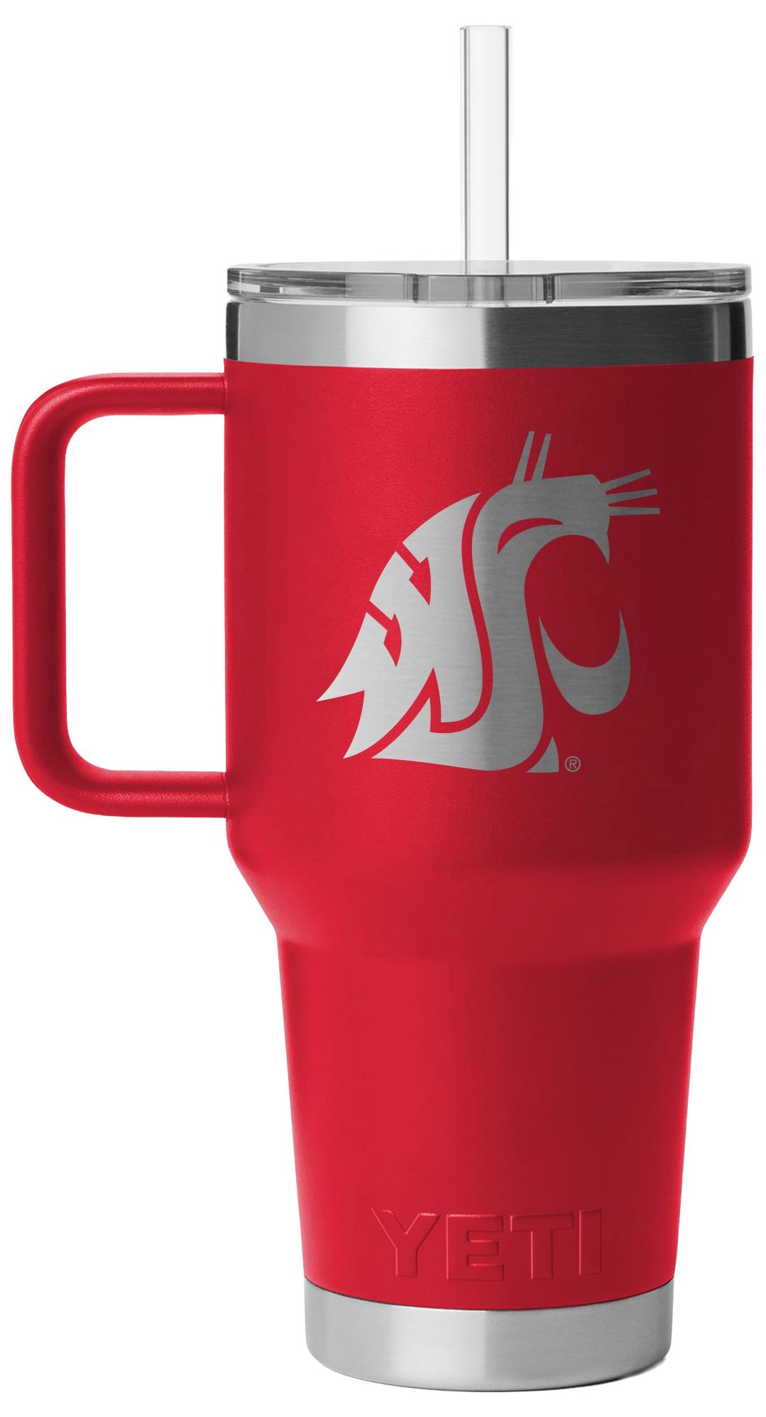 YETI Washington State Cougars 35 oz. Rambler Mug with Straw Lid