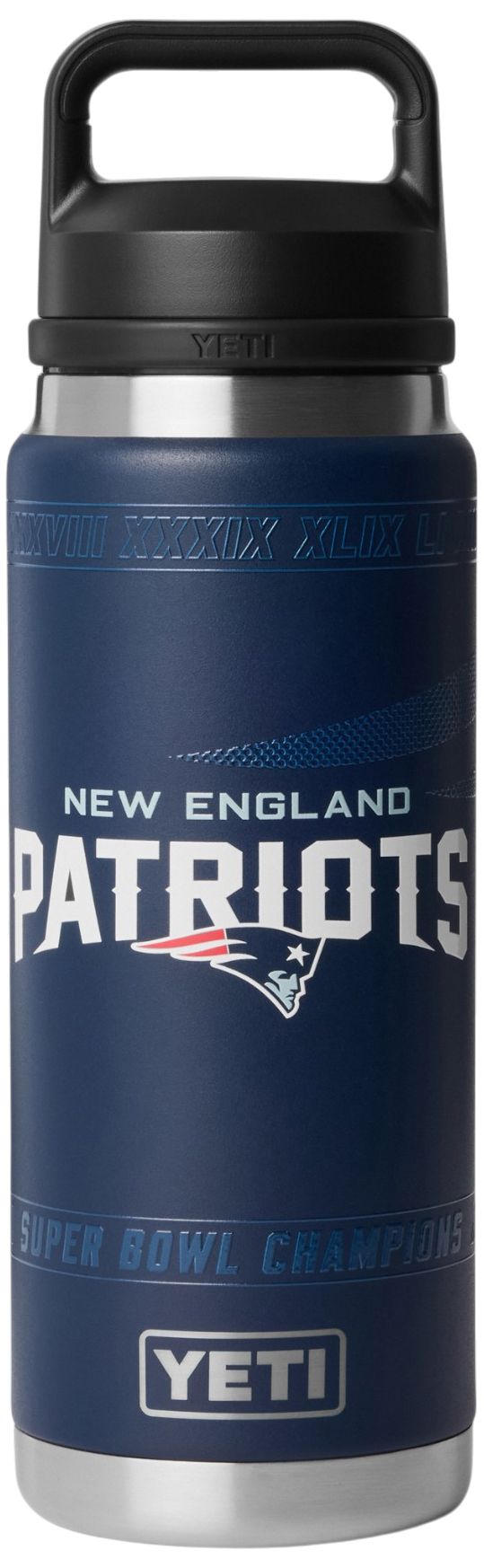 YETI New England Patriots Fandom 26 oz. Rambler Bottle with Chug Cap