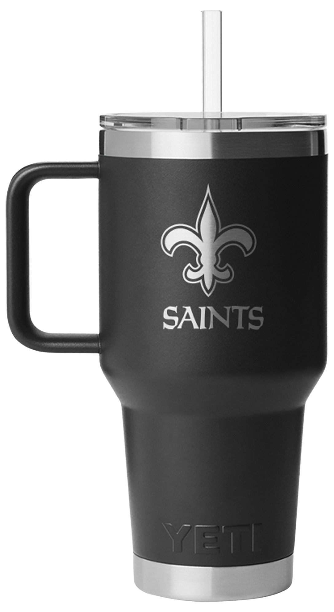 YETI New Orleans Saints 35 oz. Rambler Mug with Straw Lid