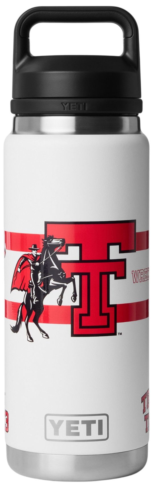 YETI Texas Tech Red Raiders Fandom 26 oz. Rambler Bottle with Chug Cap