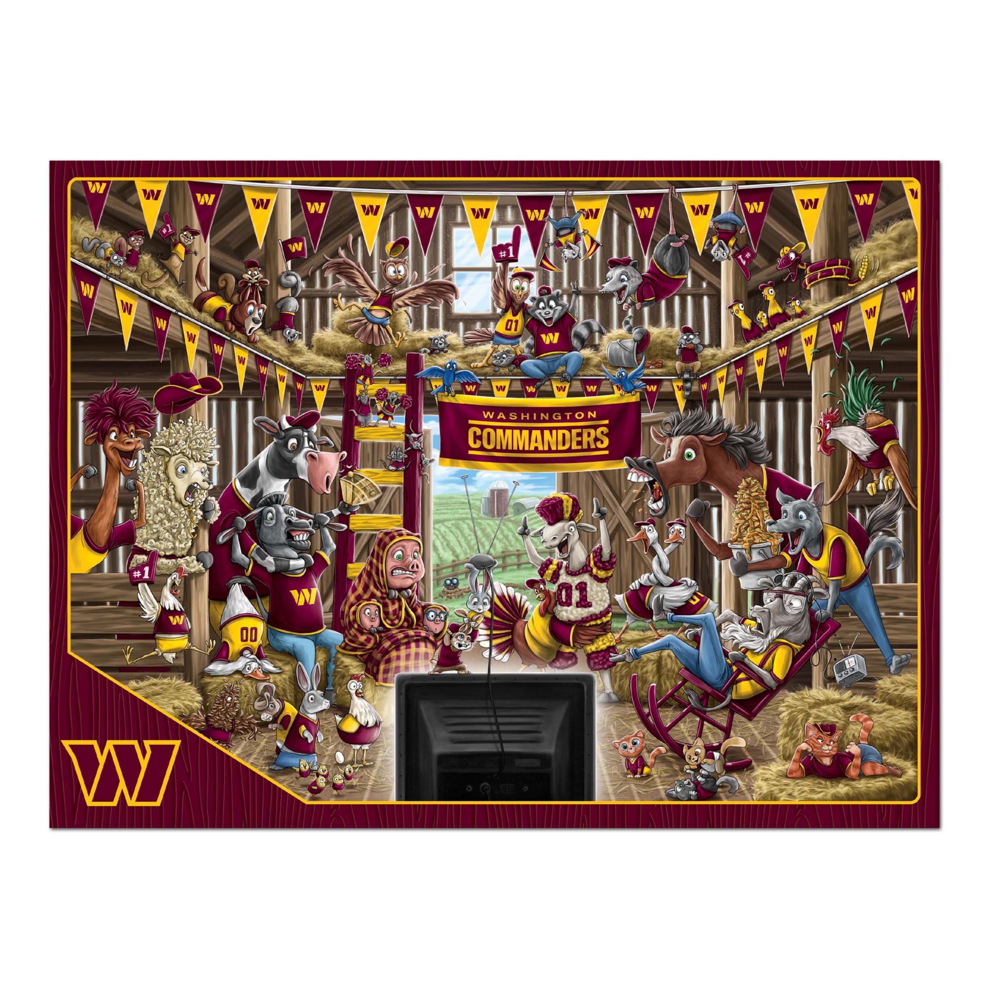 YouTheFan Washington Commanders Puzzle