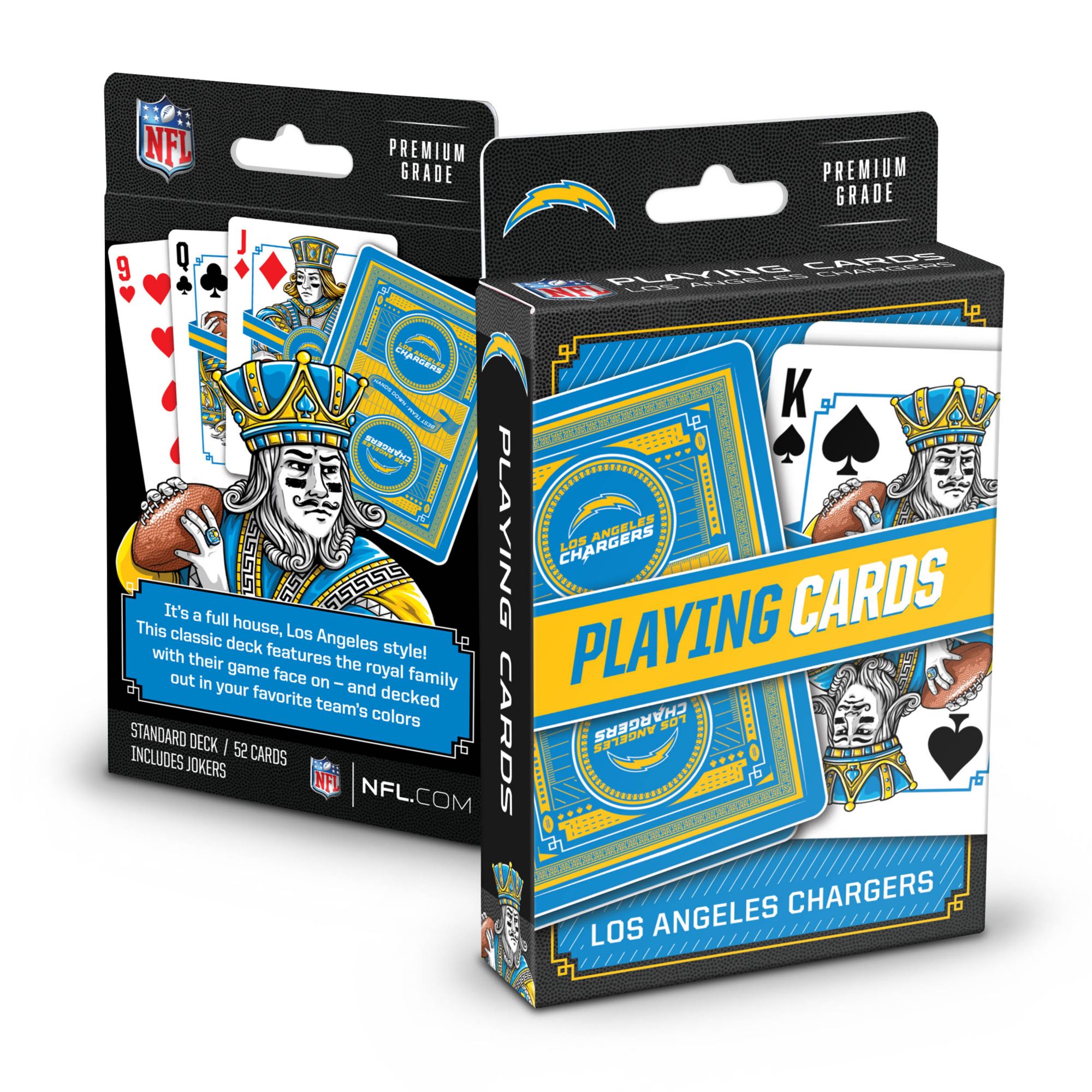 YouTheFan Los Angeles Chargers Playing Cards