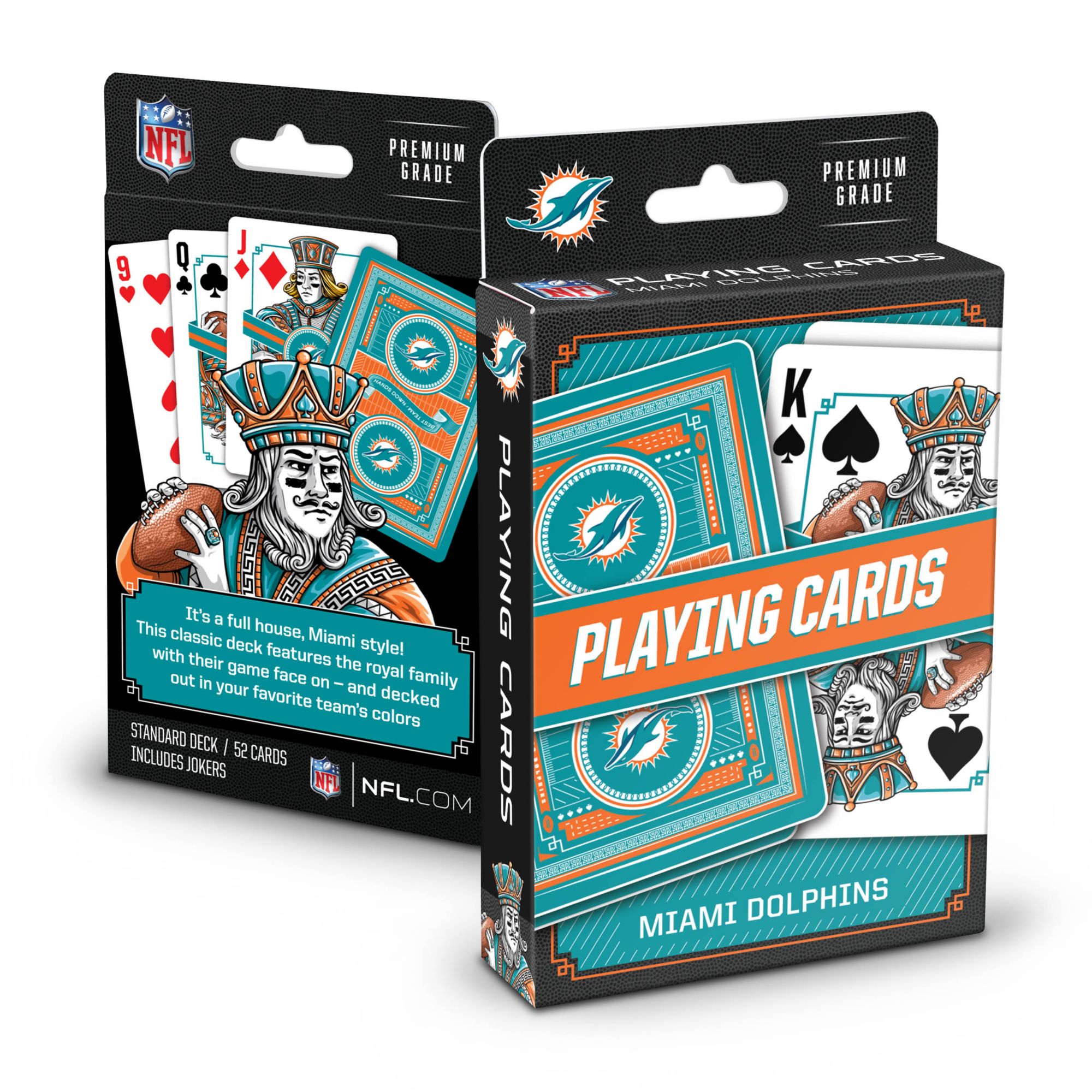 YouTheFan Miami Dolphins Playing Cards