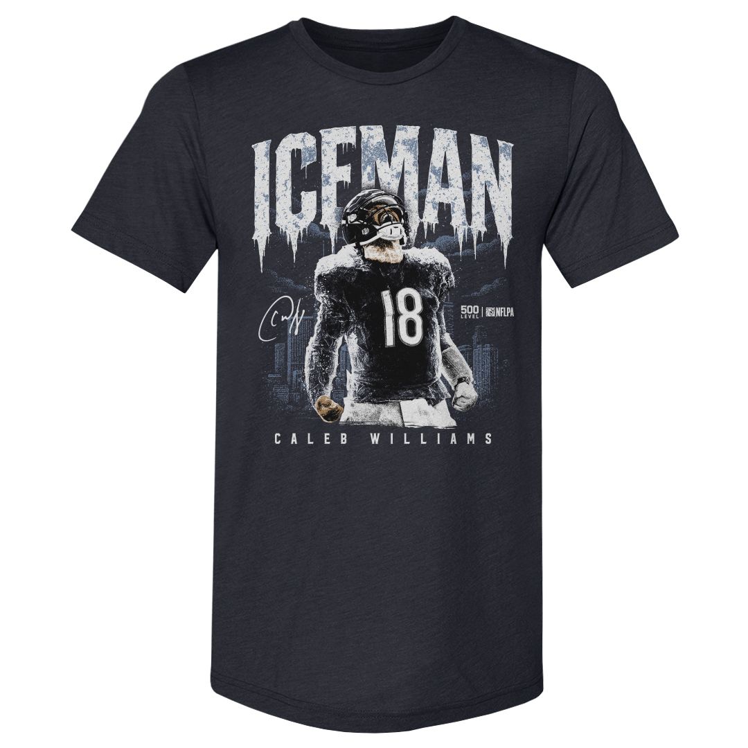 500 LEVEL Men's Chicago Bears Navy Iceman T-Shirt