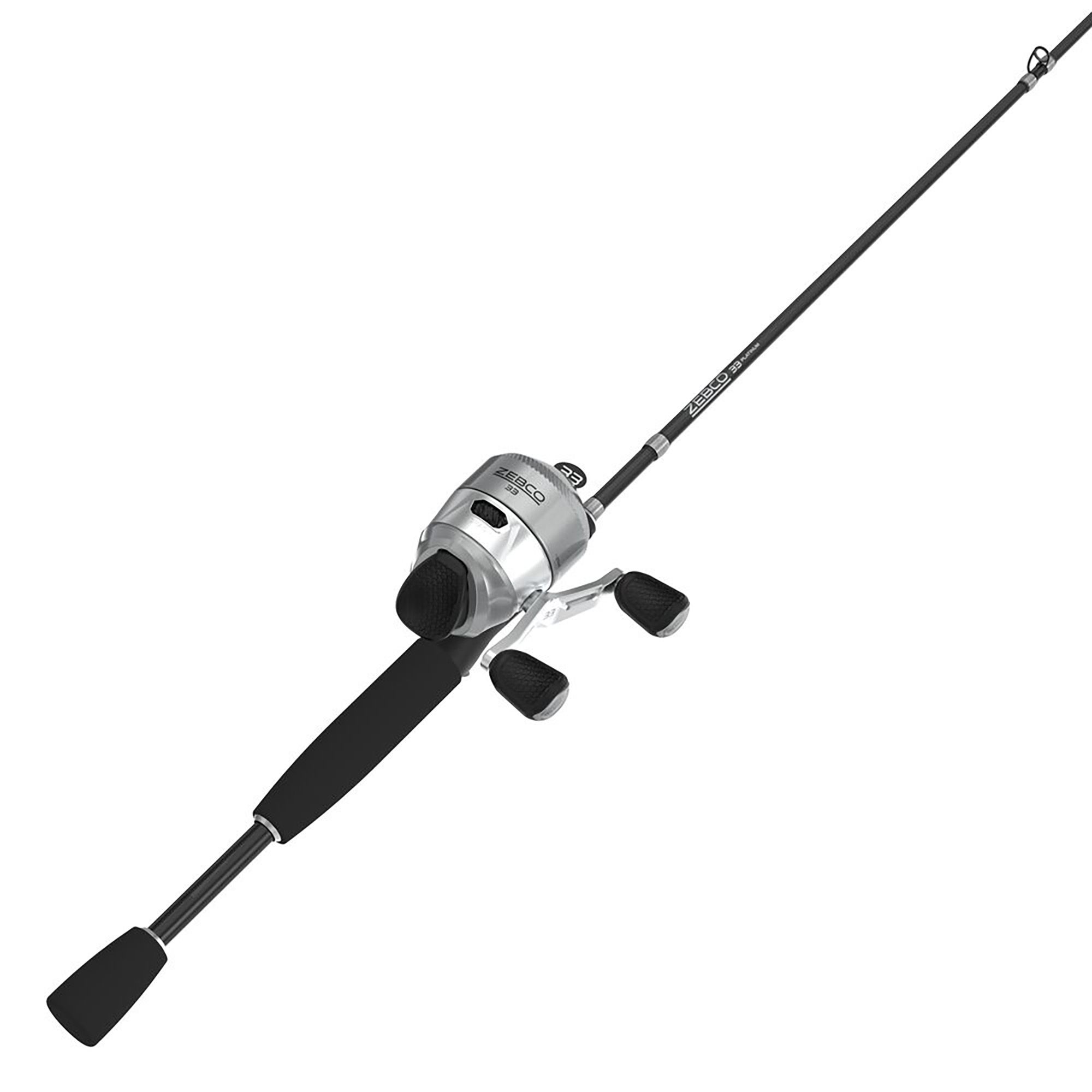 Zebco 33 Platinum 6'0" 2pc Medium Spincast Fishing Rod and Reel Combo