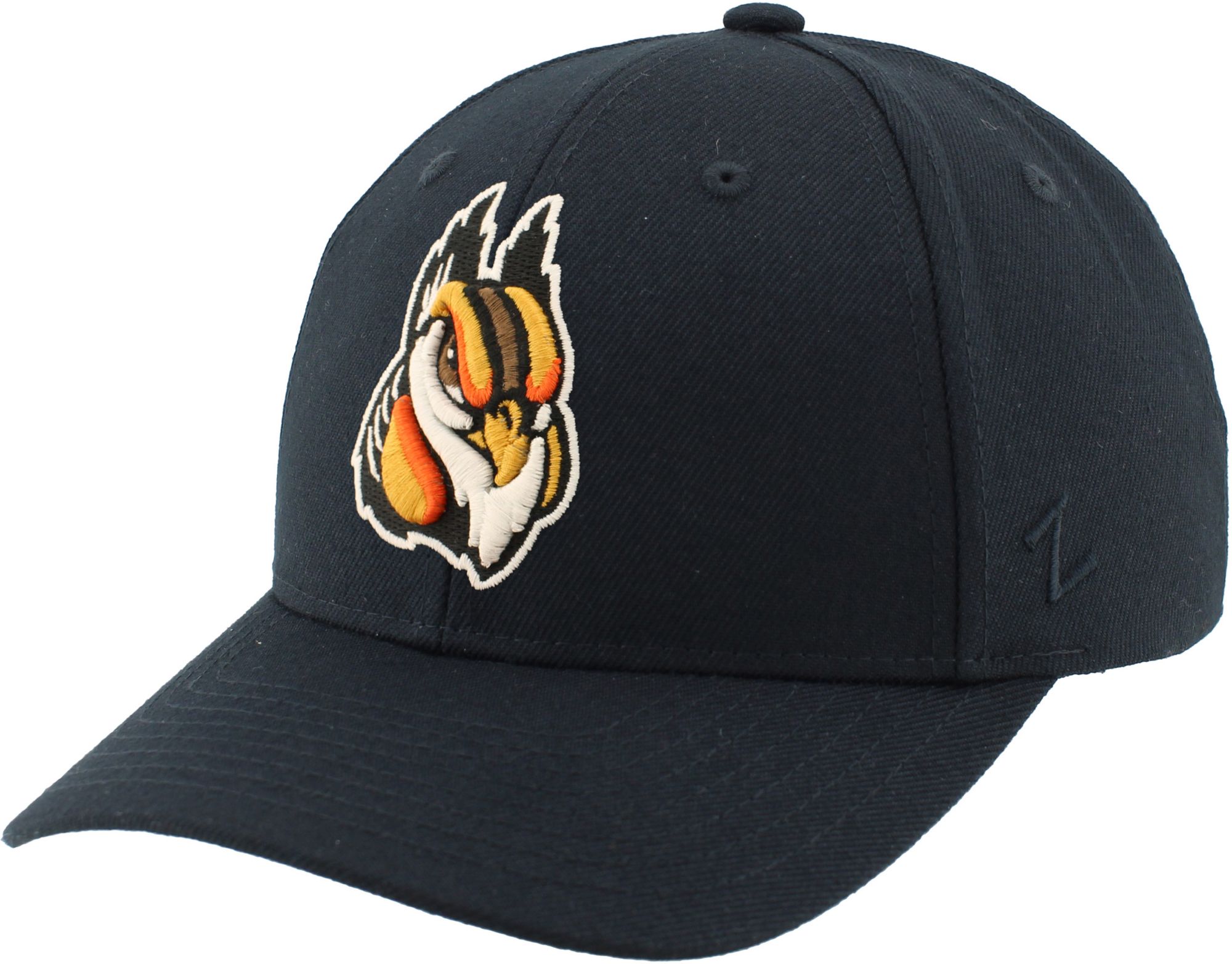 Zephyr Adult Schaumburg Boomers Black Frontier League Adjustable Hat