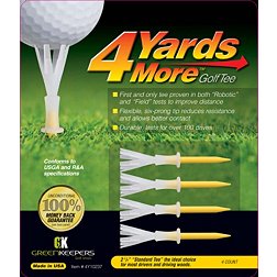 Green Keepers 4YardsMore 2 3/4'' Yellow Golf Tees - 4 Pack