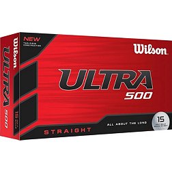 Wilson Ultra 500 Straight Golf Balls – 15 Pack