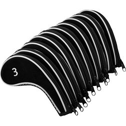 Maxfli Deluxe Zippered Iron Covers - 10 pack