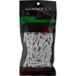 Maxfli 2 1/8'' White Golf Tees - 100 Pack