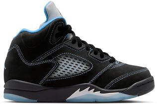 Preschool Air Jordan 5 Retro 'Black Carolina'