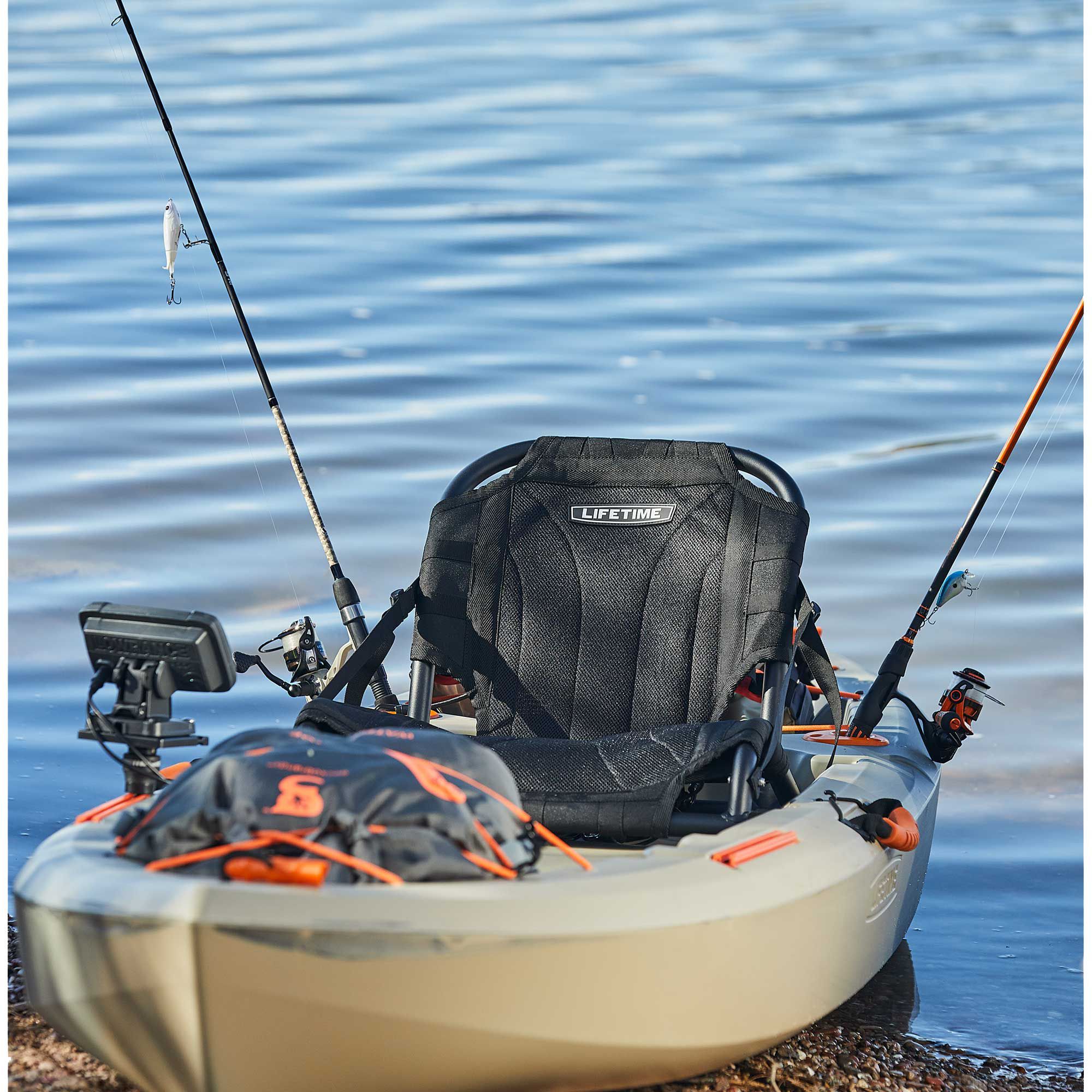 Just upgraded to the Lifetime Angler 100. Having rod holders is a